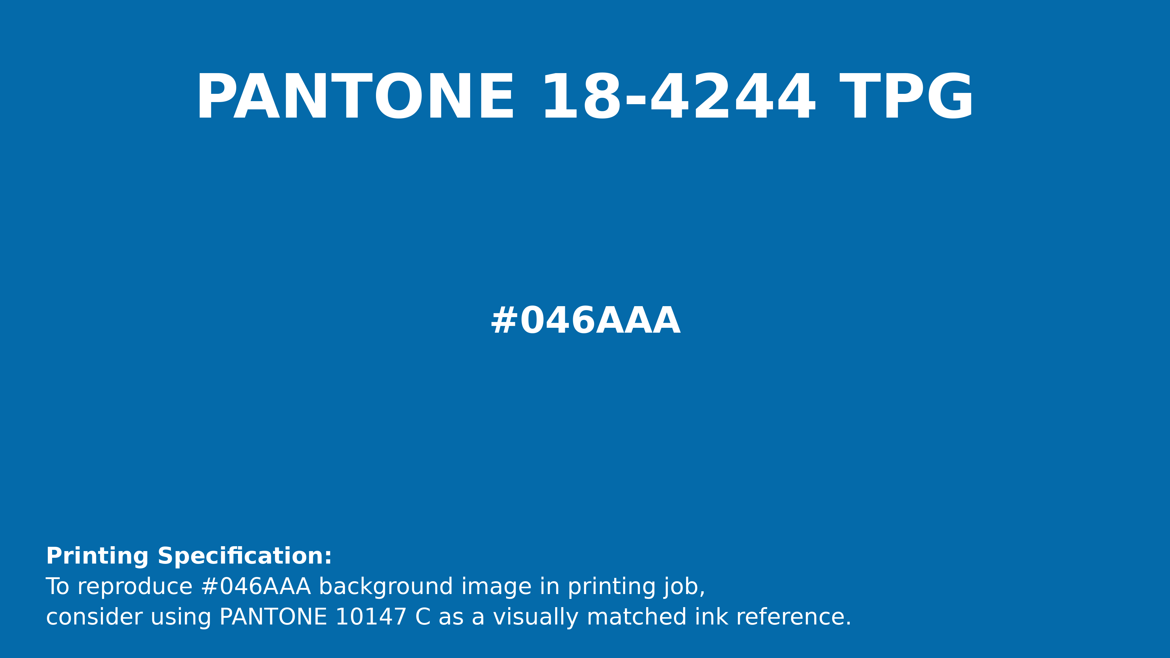 Professional Pantone color reference guide for Pantone 18-4244 Tpg Directoire Blue Color | Hex color Code #046aaa. Perfect for printing specifications and color matching in production. #pantone #colormatching #printing #046aaa