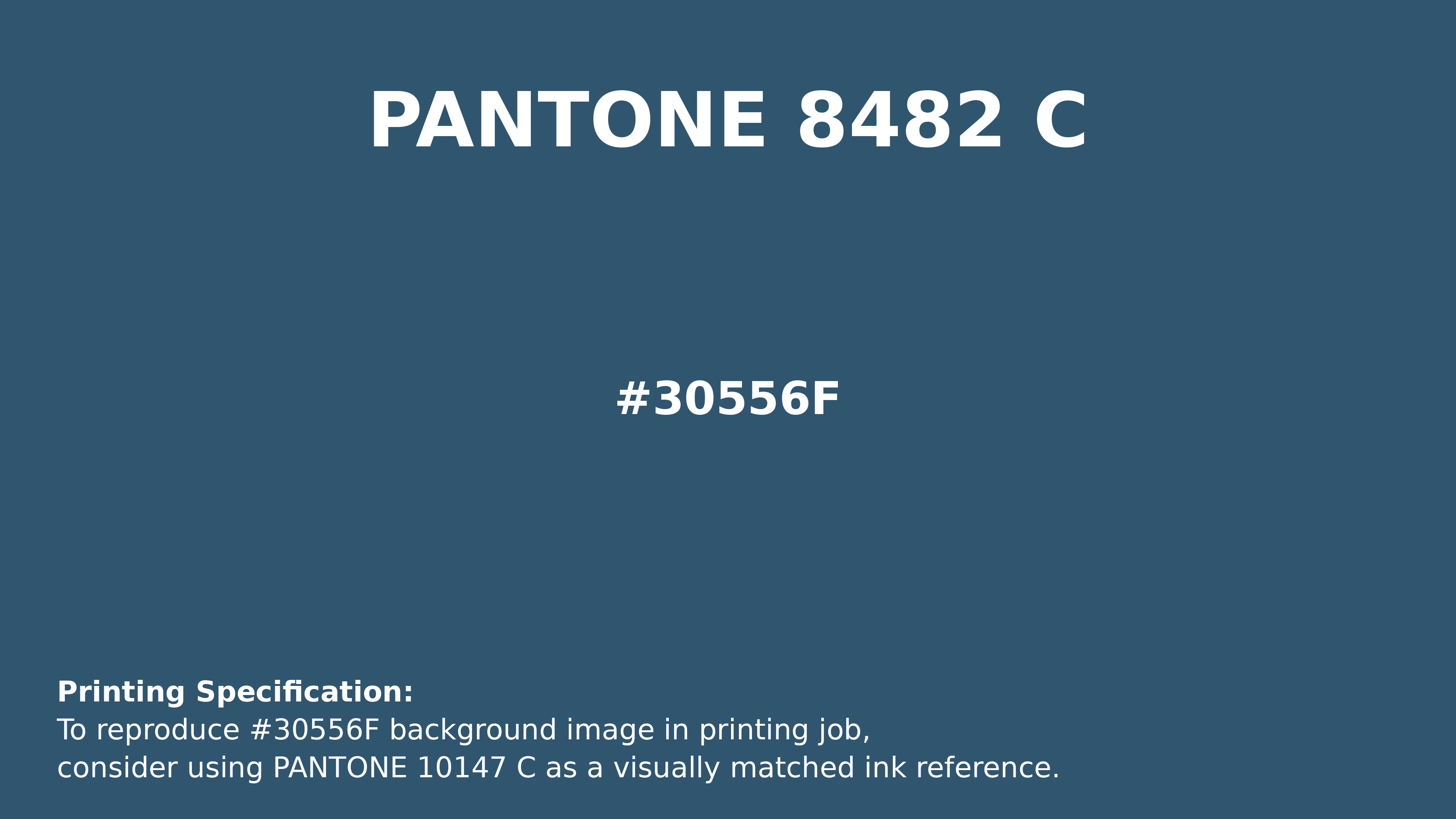Professional Pantone color reference guide for Pantone 8482 C Color | Hex color Code #30556f. Perfect for printing specifications and color matching in production. #pantone #colormatching #printing #30556f