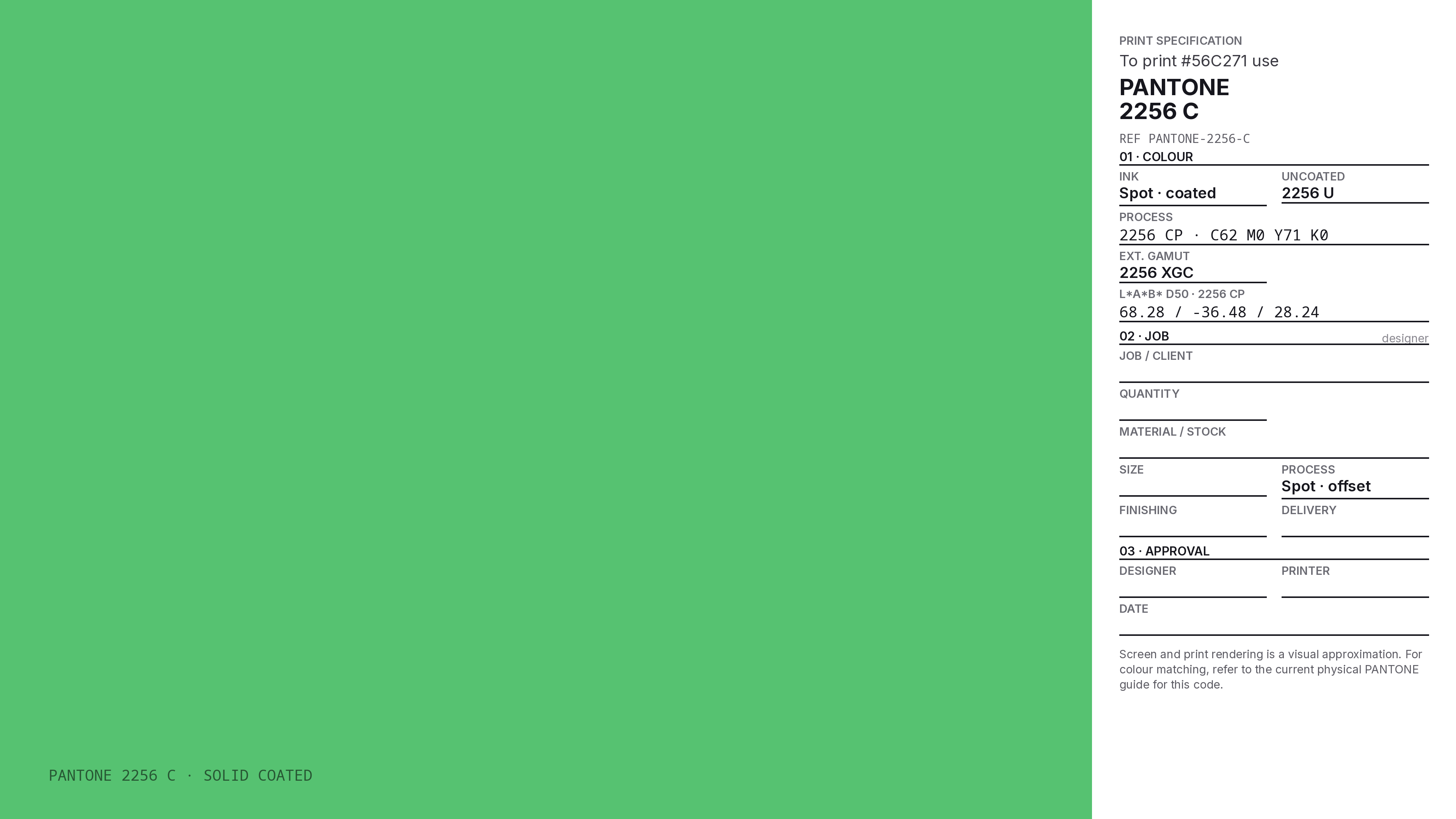 56C271 Hex Code (Emerald Cory Shade) — RGB, CMYK & HSL Color