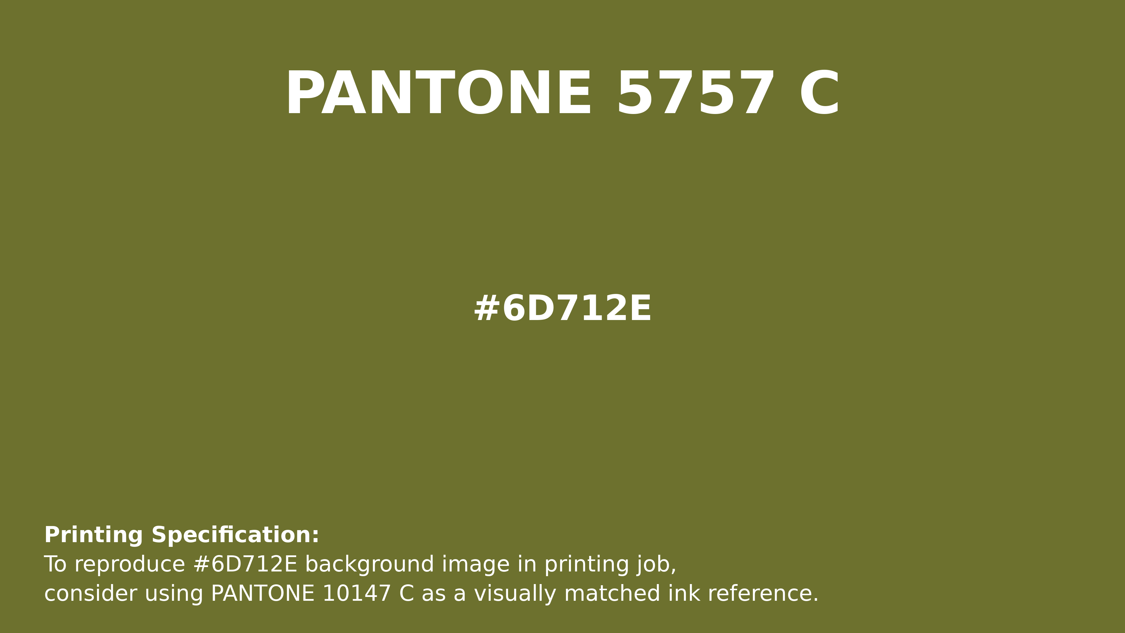 Hex Color #6d712e information | Hsl | Rgb | Pantone