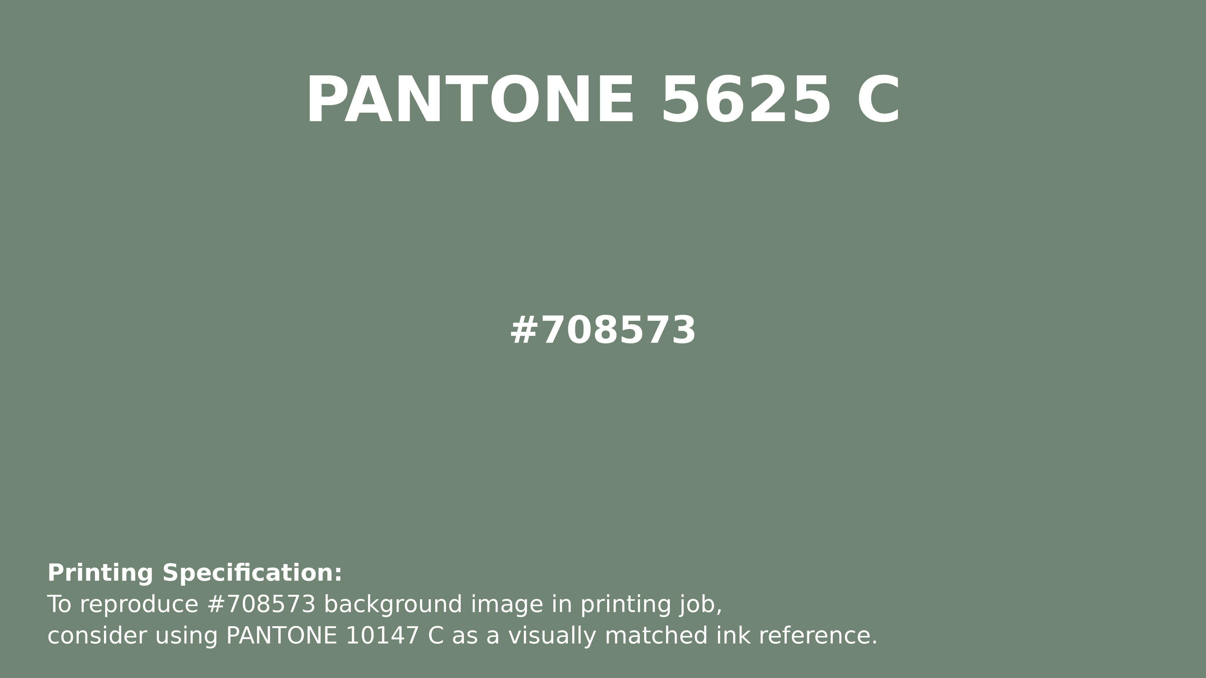 Hex Color #708573 | Pantone PANTONE 5625 C | Hsl | Rgb