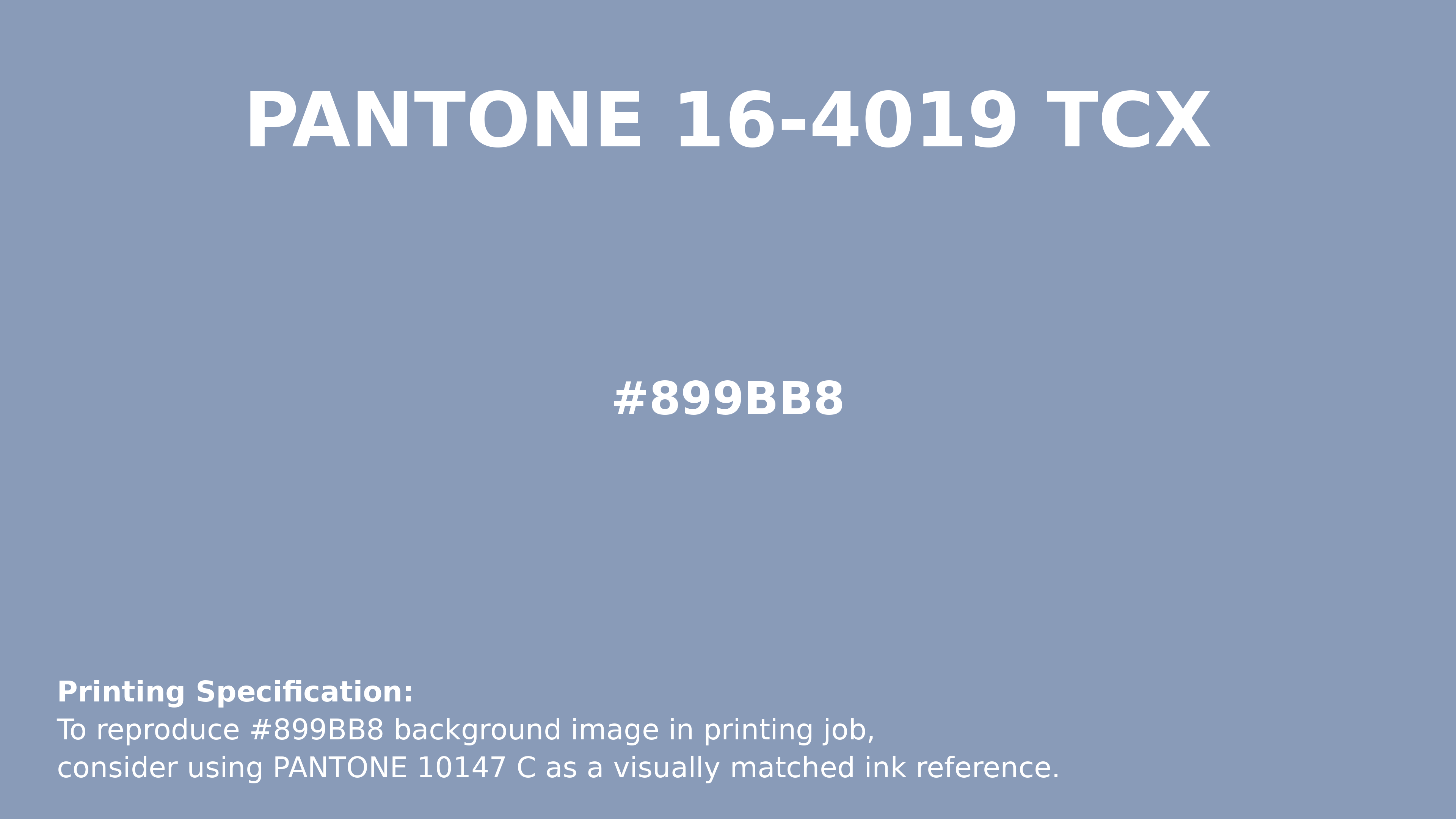 Forever Blue | Printing Match PANTONE 16-4019 TCX | Color