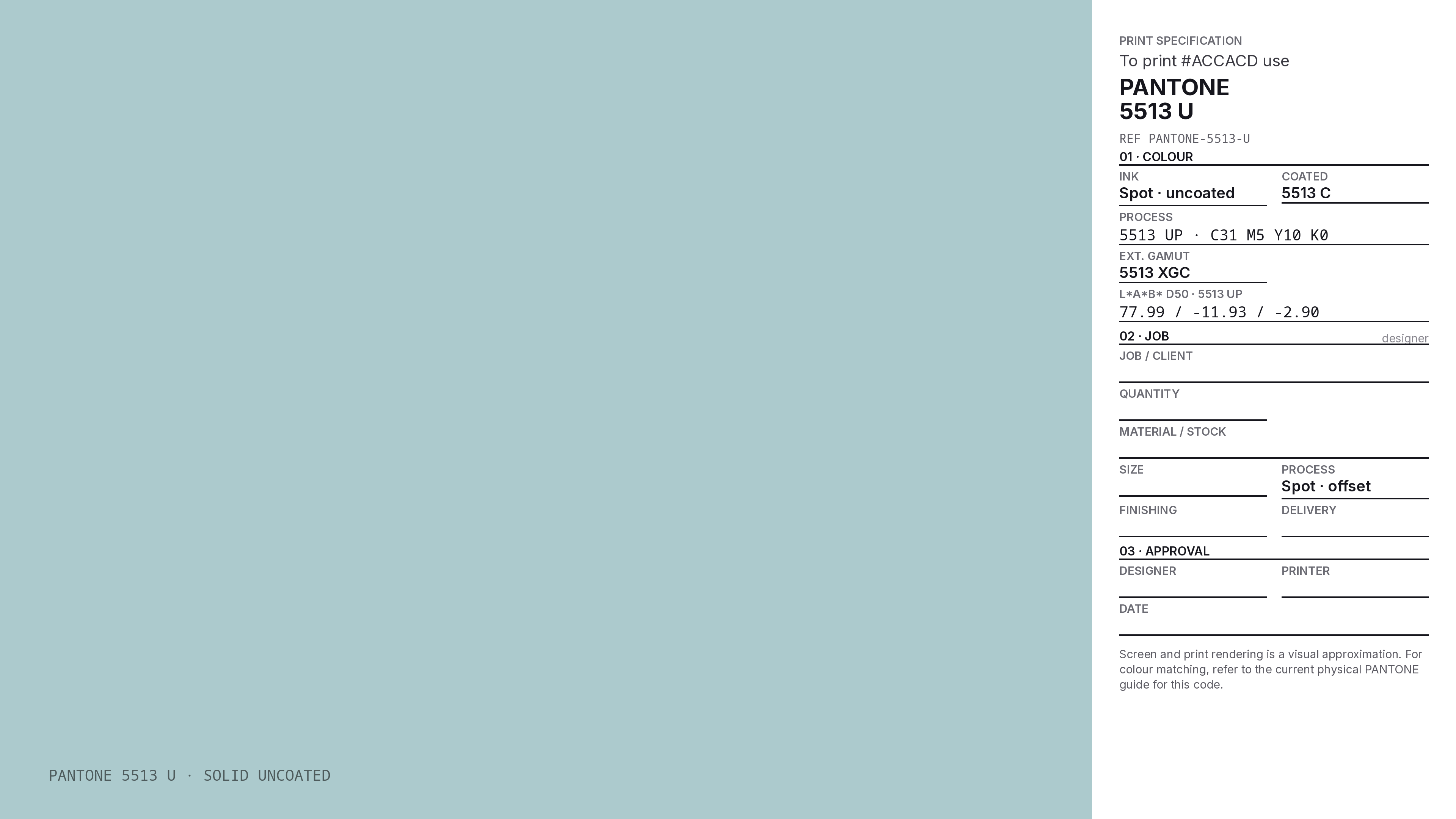 ACCACD Hex Code (Spring Storm Shade) — RGB, CMYK & HSL Color