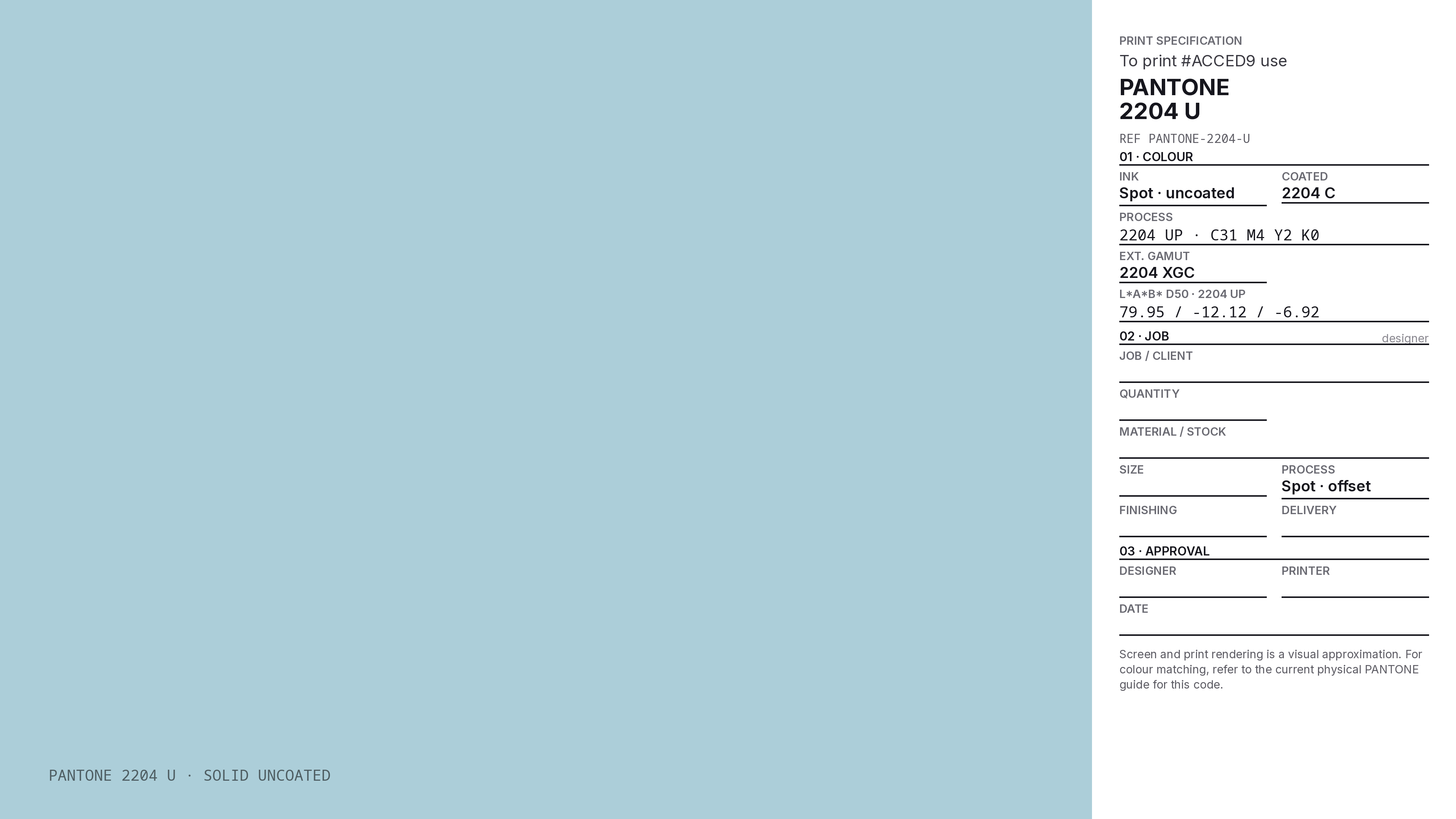 ACCED9 Hex Code (Hisoku Blue Shade) — RGB, CMYK & HSL Color Values