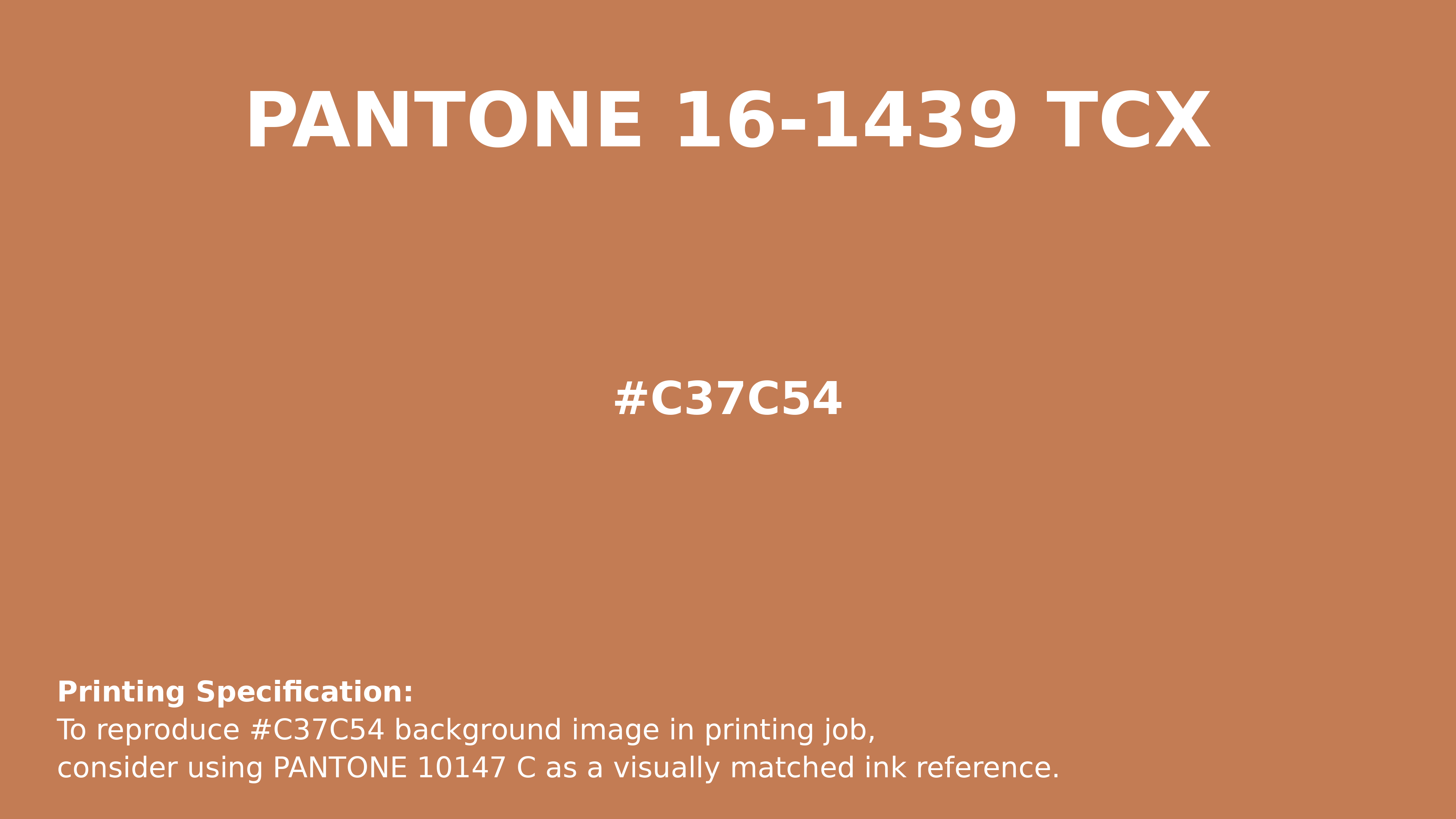 Hex Color #C37C54 — RGB, CMYK & HSL Color Values | iColorPalette