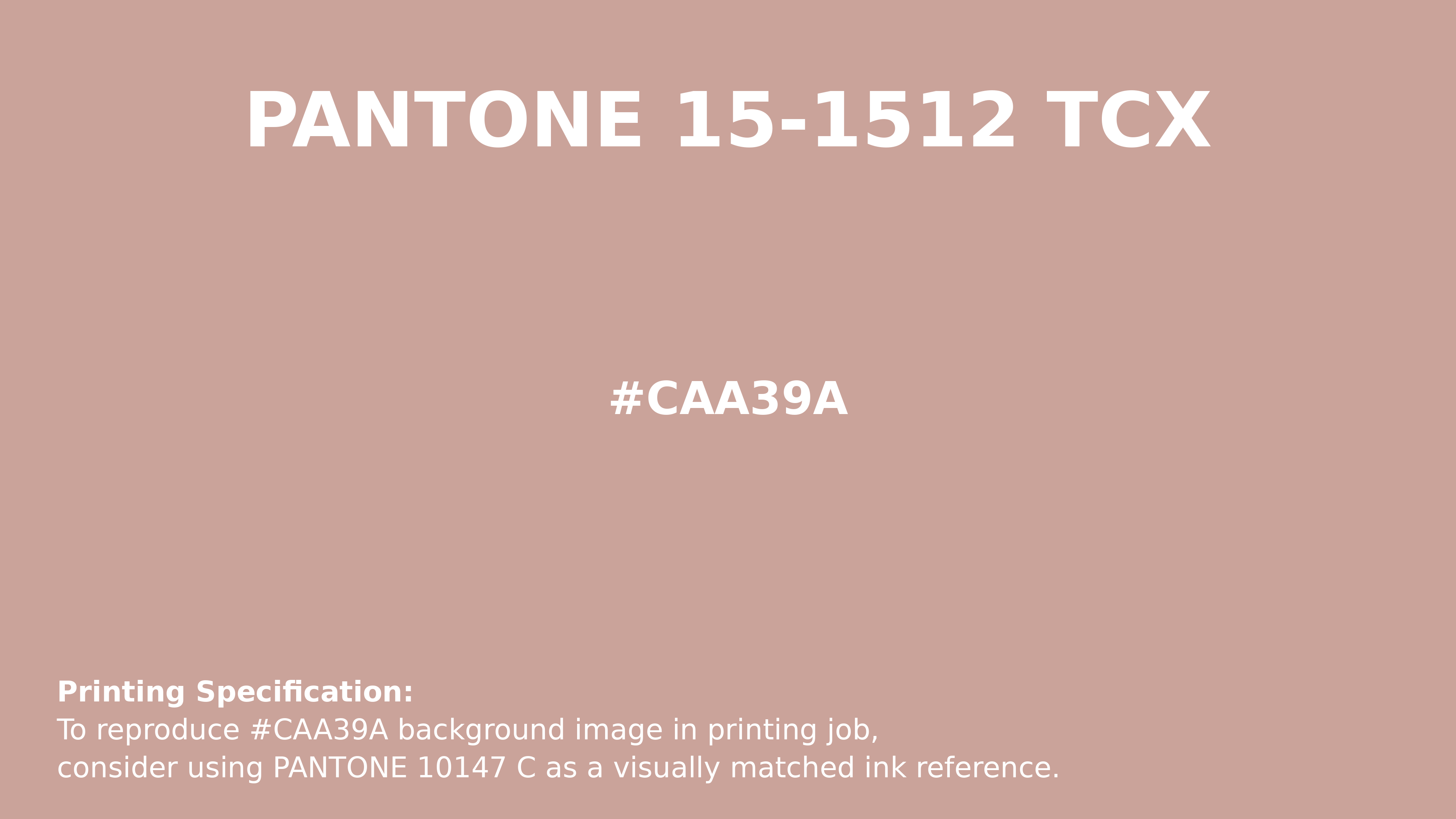 Professional Pantone color reference guide for Pantone 15-1512 Tcx Misty Rose Color | Hex color Code #caa39a. Perfect for printing specifications and color matching in production. #pantone #colormatching #printing #caa39a