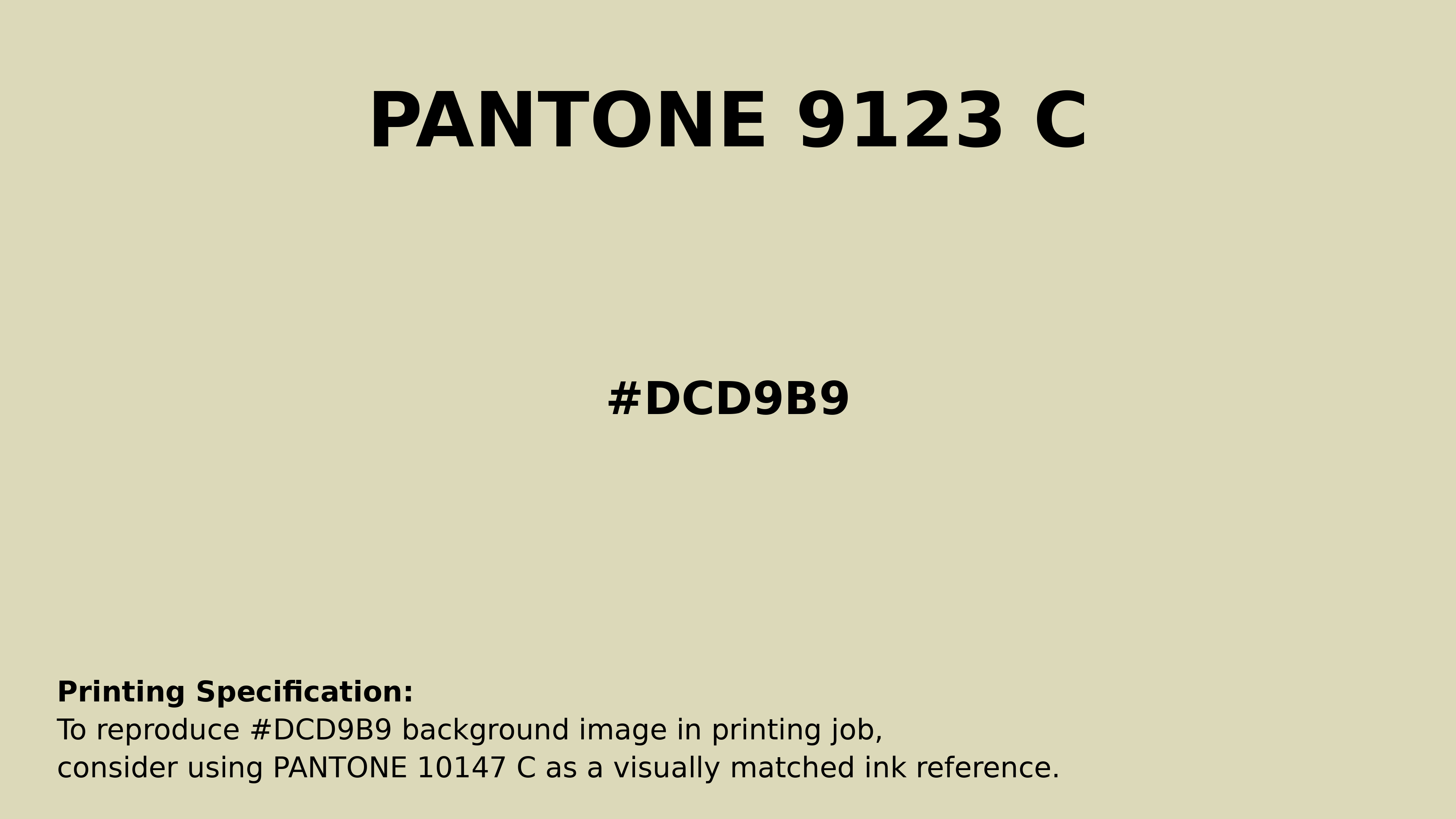 Professional Pantone color reference guide for Pantone 9123 C Color | Hex color Code #dcd9b9. Perfect for printing specifications and color matching in production. #pantone #colormatching #printing #dcd9b9