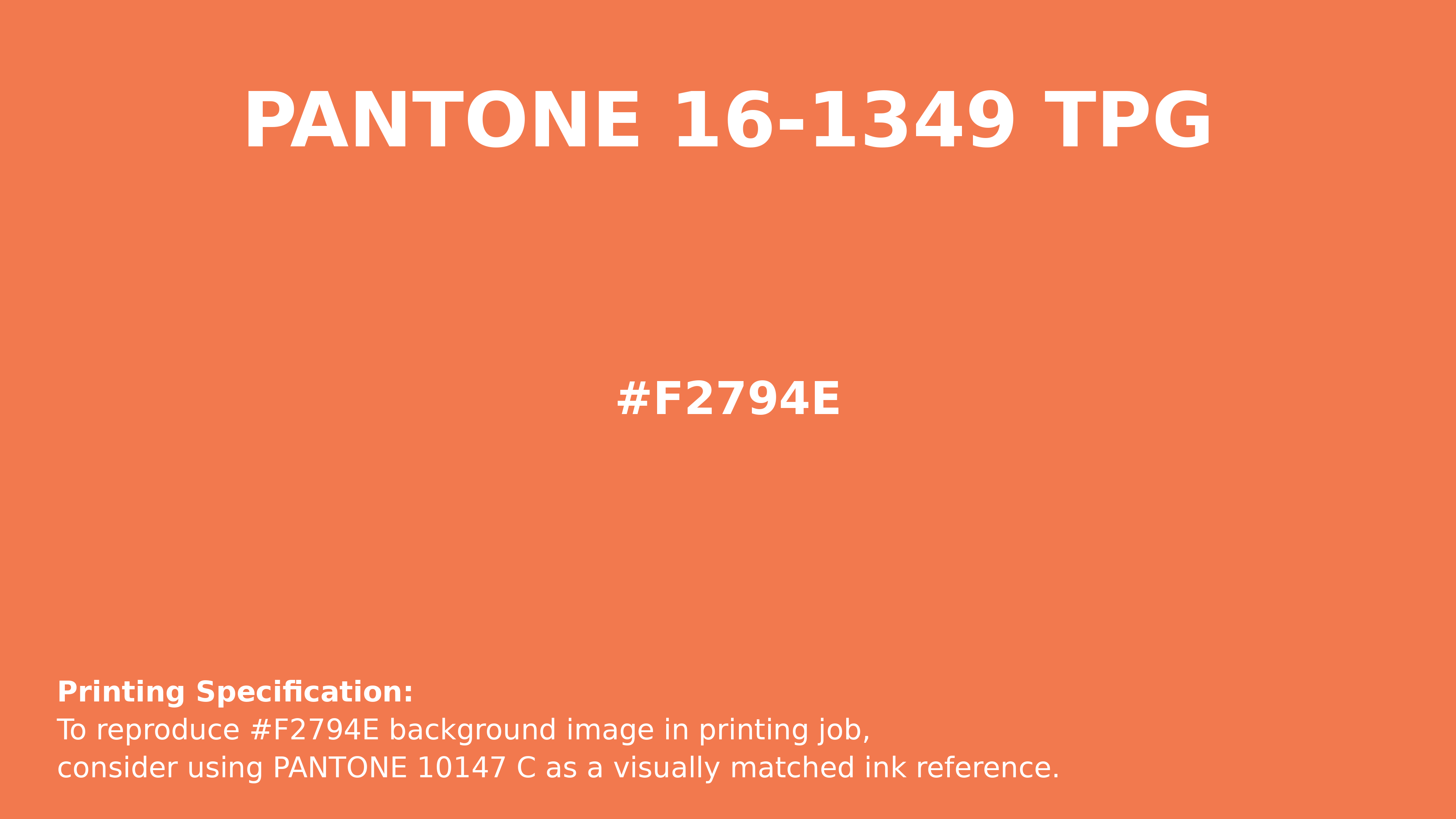 Hex Color #f2794e information | Hsl | Rgb | Pantone