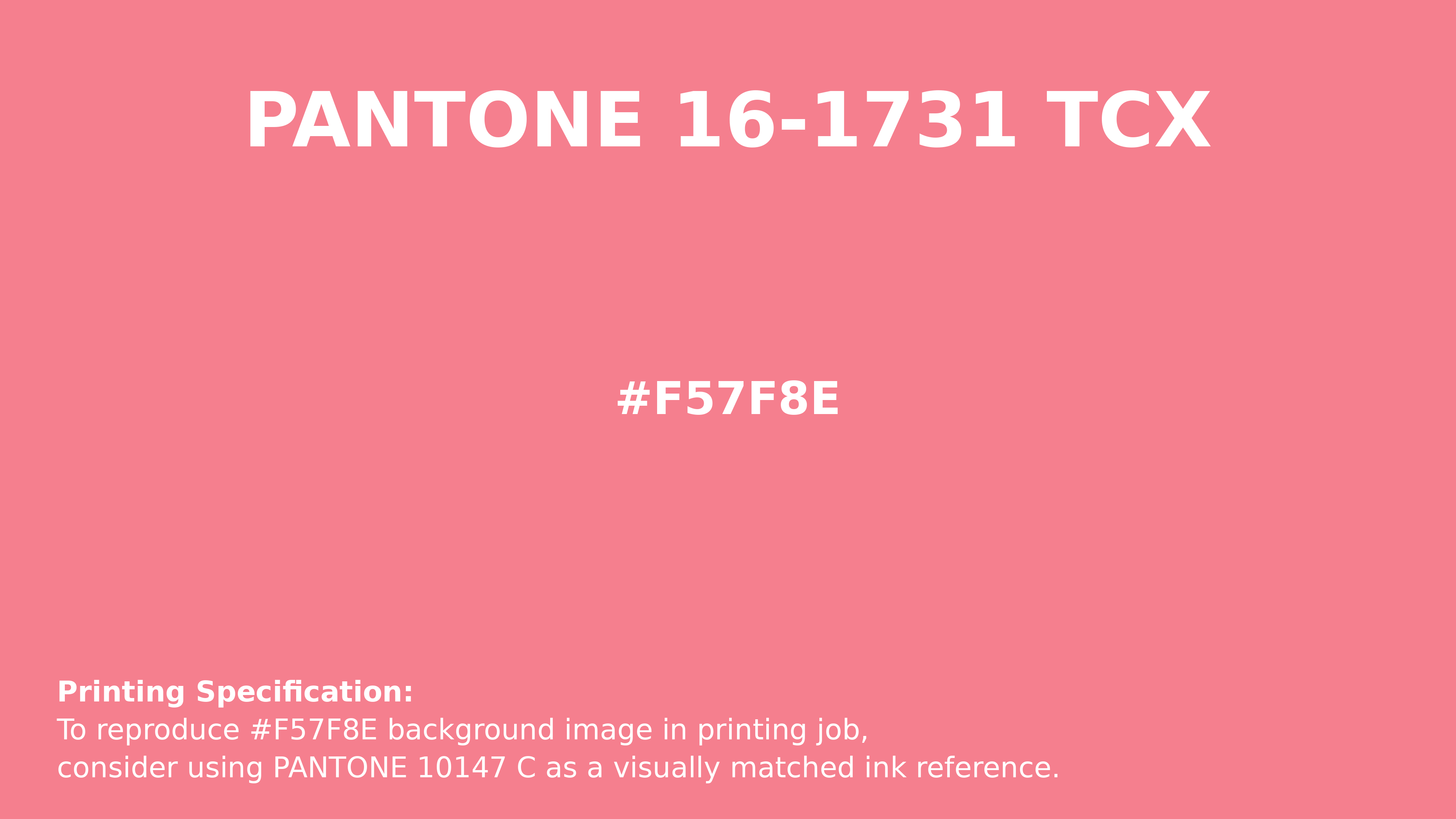 Strawberry Pink | Printing Match PANTONE 16-1731 TCX | Color