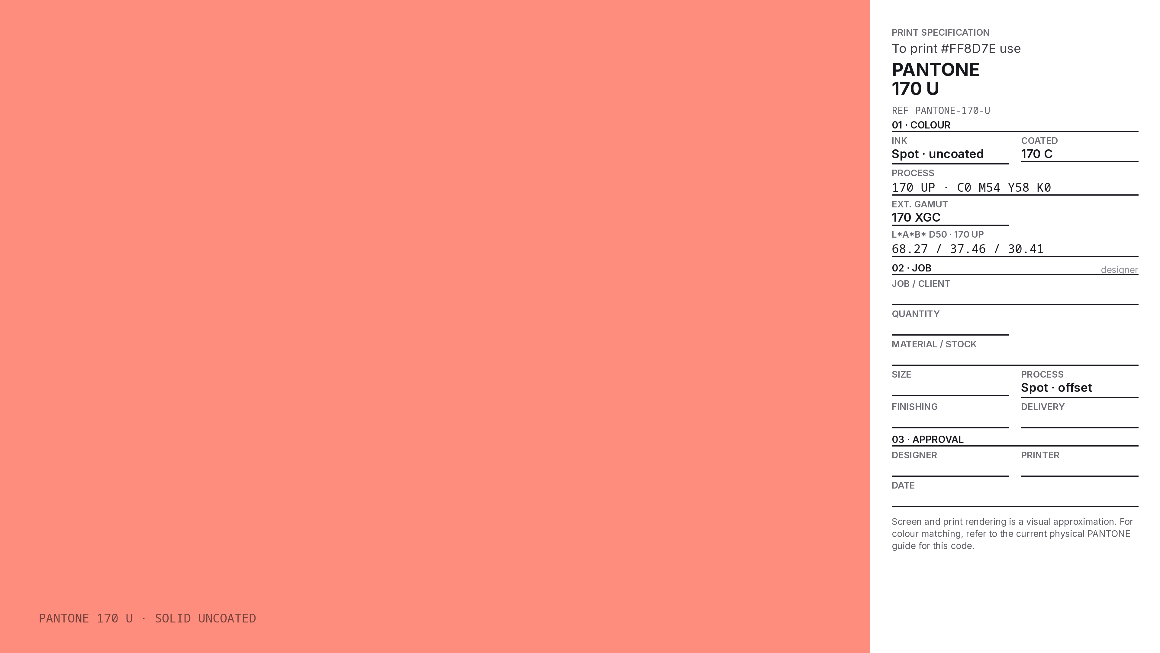 FF8D7E Hex Code (Coral Meringue Shade) — RGB, CMYK & HSL Color