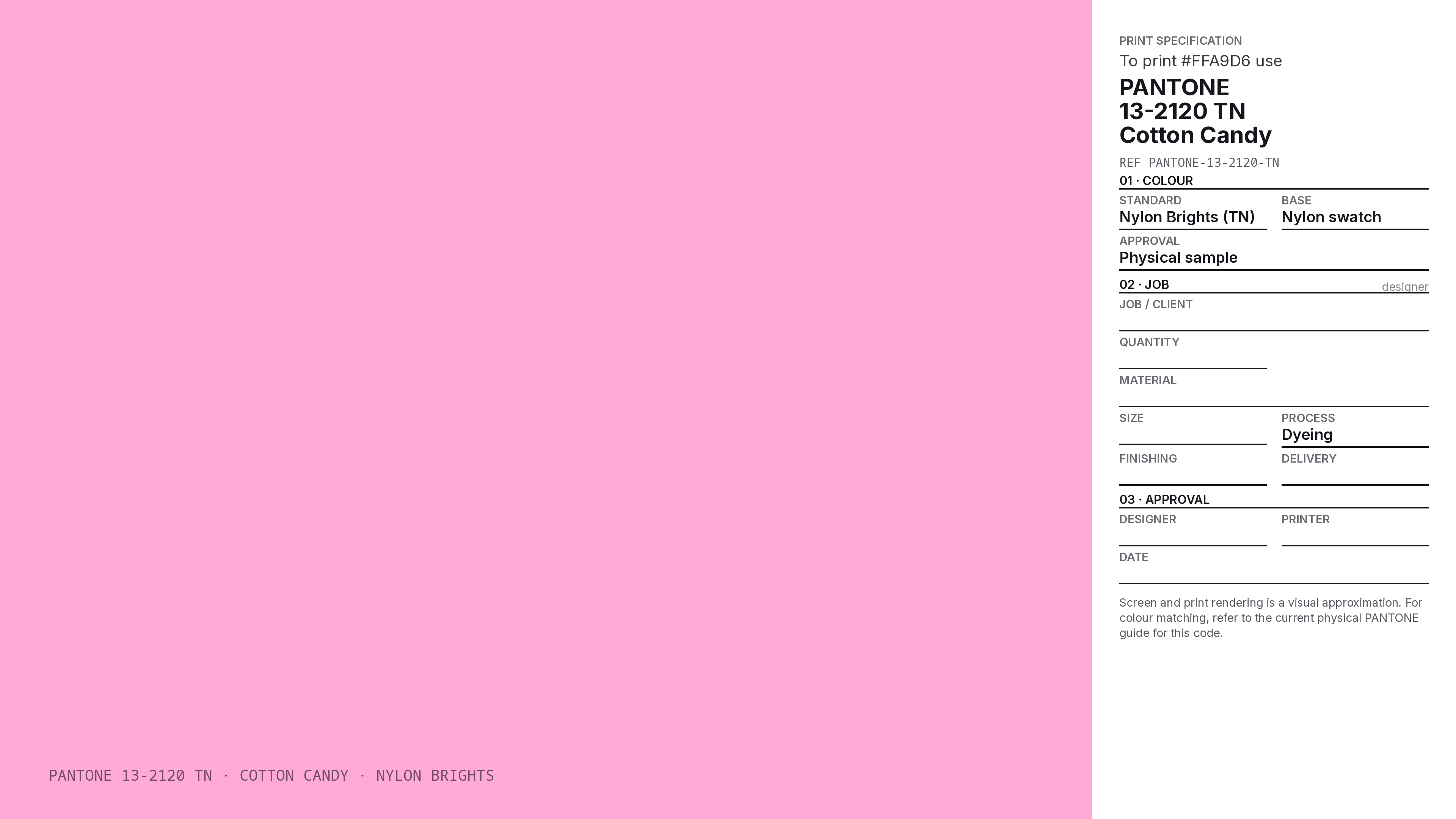 FFA9D6 Hex Code (Fresh Gum Shade) — RGB, CMYK & HSL Color Values