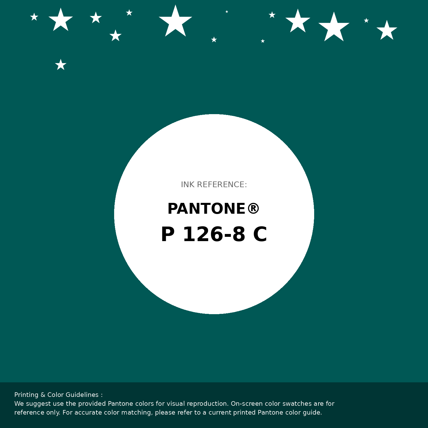 Beautiful Pantone swatch artwork featuring Pantone P 126-8 C Color | Hex color Code #005855. Professional color swatch design perfect for designers and color enthusiasts. #pantone #colorswatch #designresource #005855