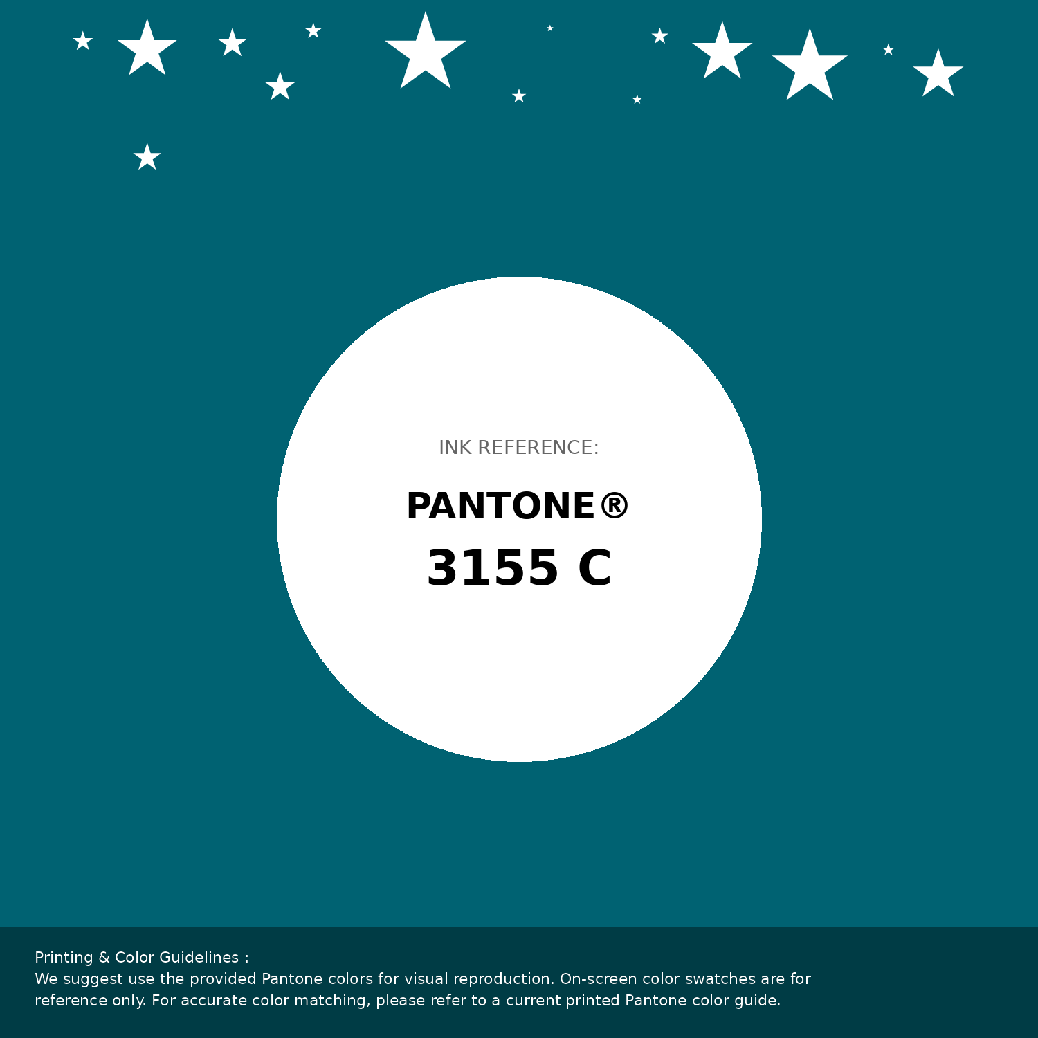 Hex Color #006272 | Printing Match PANTONE 3155 C | Color