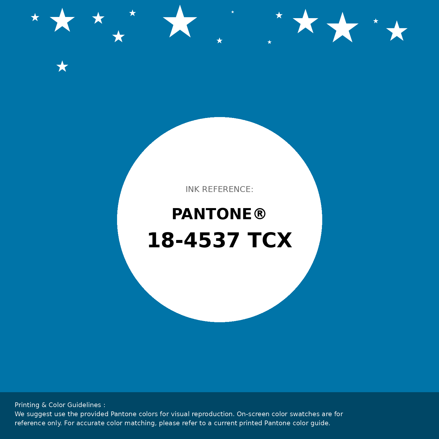 Hex Color #0074a8 | Printing Match PANTONE 18-4537 TCX | Color