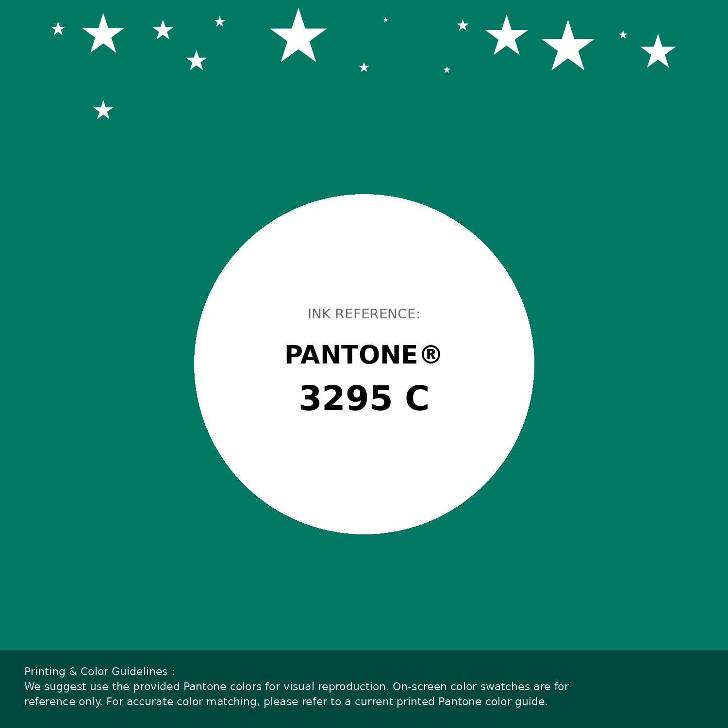 Beautiful Pantone swatch artwork featuring Pantone 3295 C Color | Hex color Code #007864. Professional color swatch design perfect for designers and color enthusiasts. #pantone #colorswatch #designresource #007864