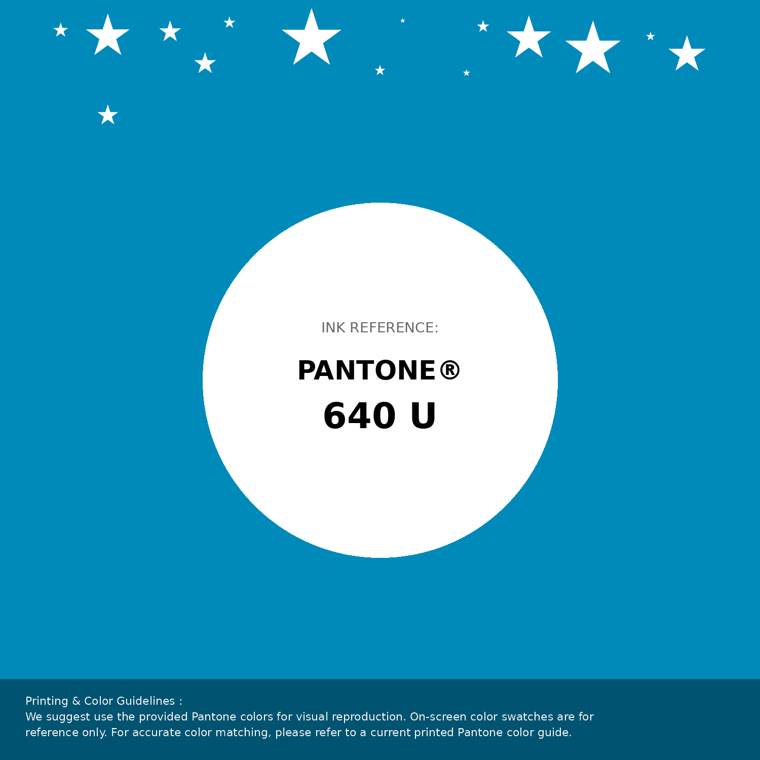 Beautiful Pantone swatch artwork featuring Pantone 640 U Color | Hex color Code #008aba. Professional color swatch design perfect for designers and color enthusiasts. #pantone #colorswatch #designresource #008aba