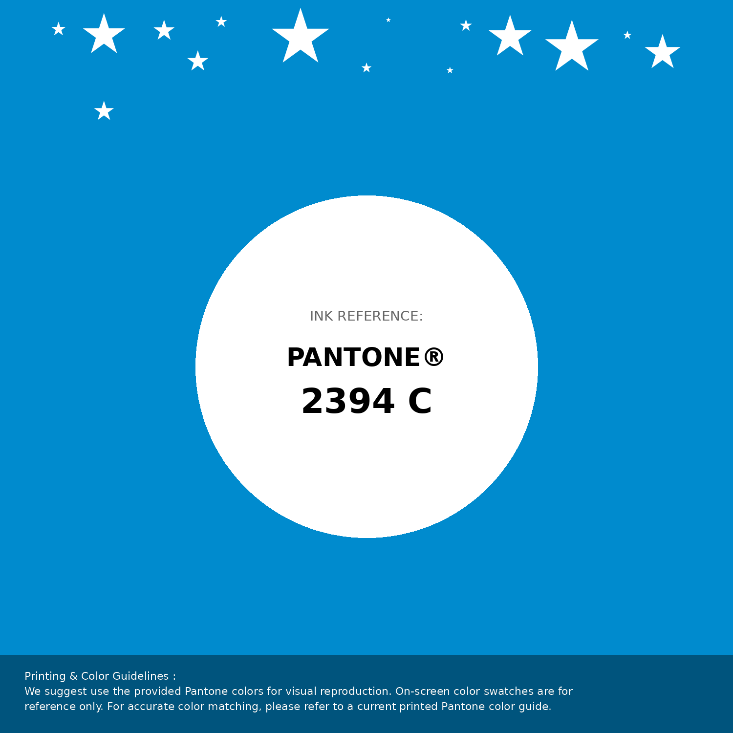 Beautiful Pantone swatch artwork featuring Pantone 2394 C Color | Hex color Code #008bce. Professional color swatch design perfect for designers and color enthusiasts. #pantone #colorswatch #designresource #008bce