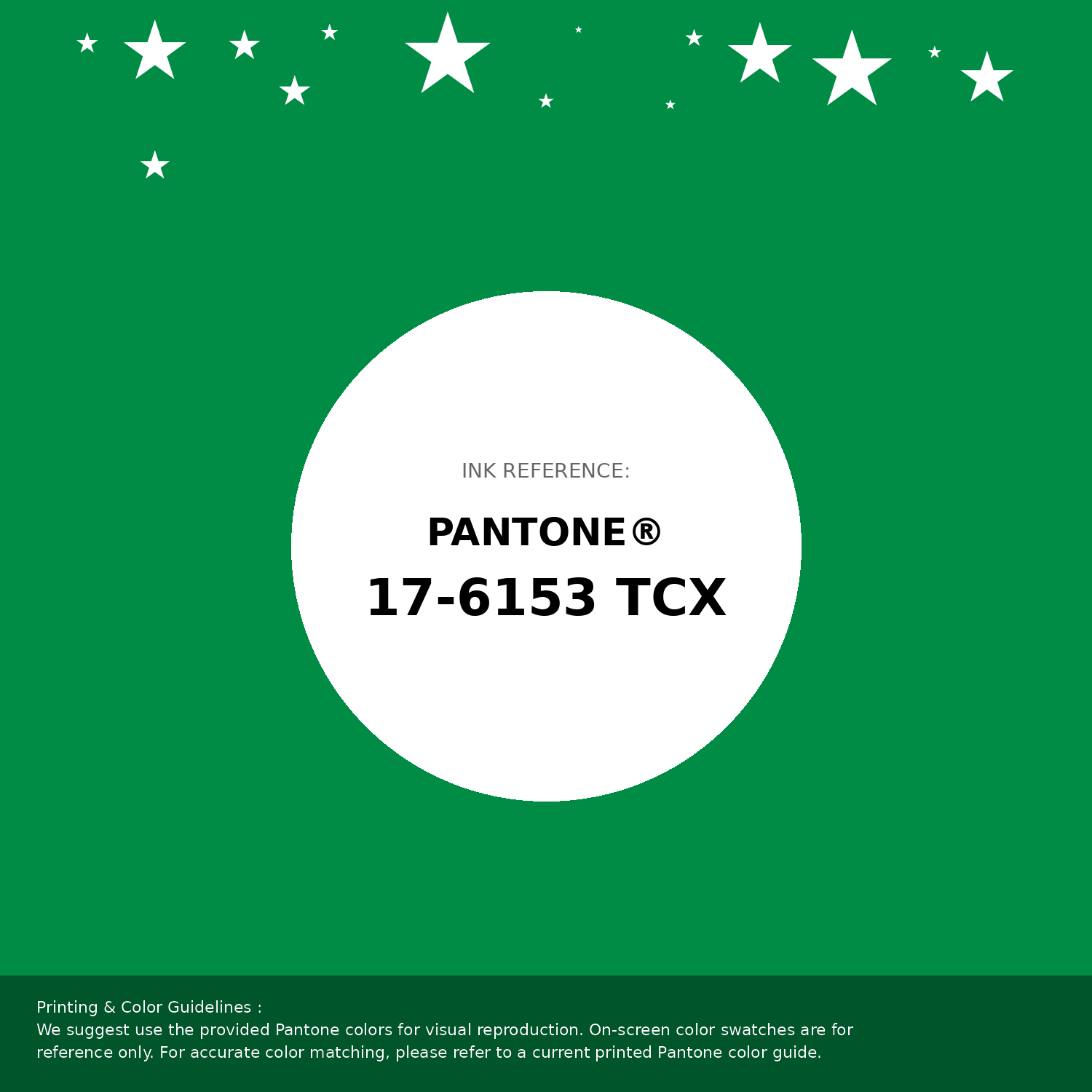 Hex Color #008c45 | Printing Match PANTONE 17-6153 TCX | Color