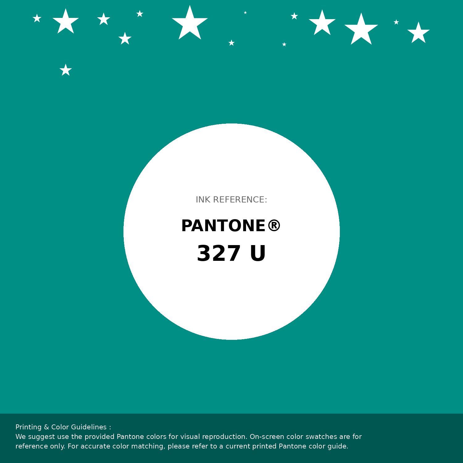 Beautiful Pantone swatch artwork featuring Pantone 327 U Color | Hex color Code #008f85. Professional color swatch design perfect for designers and color enthusiasts. #pantone #colorswatch #designresource #008f85