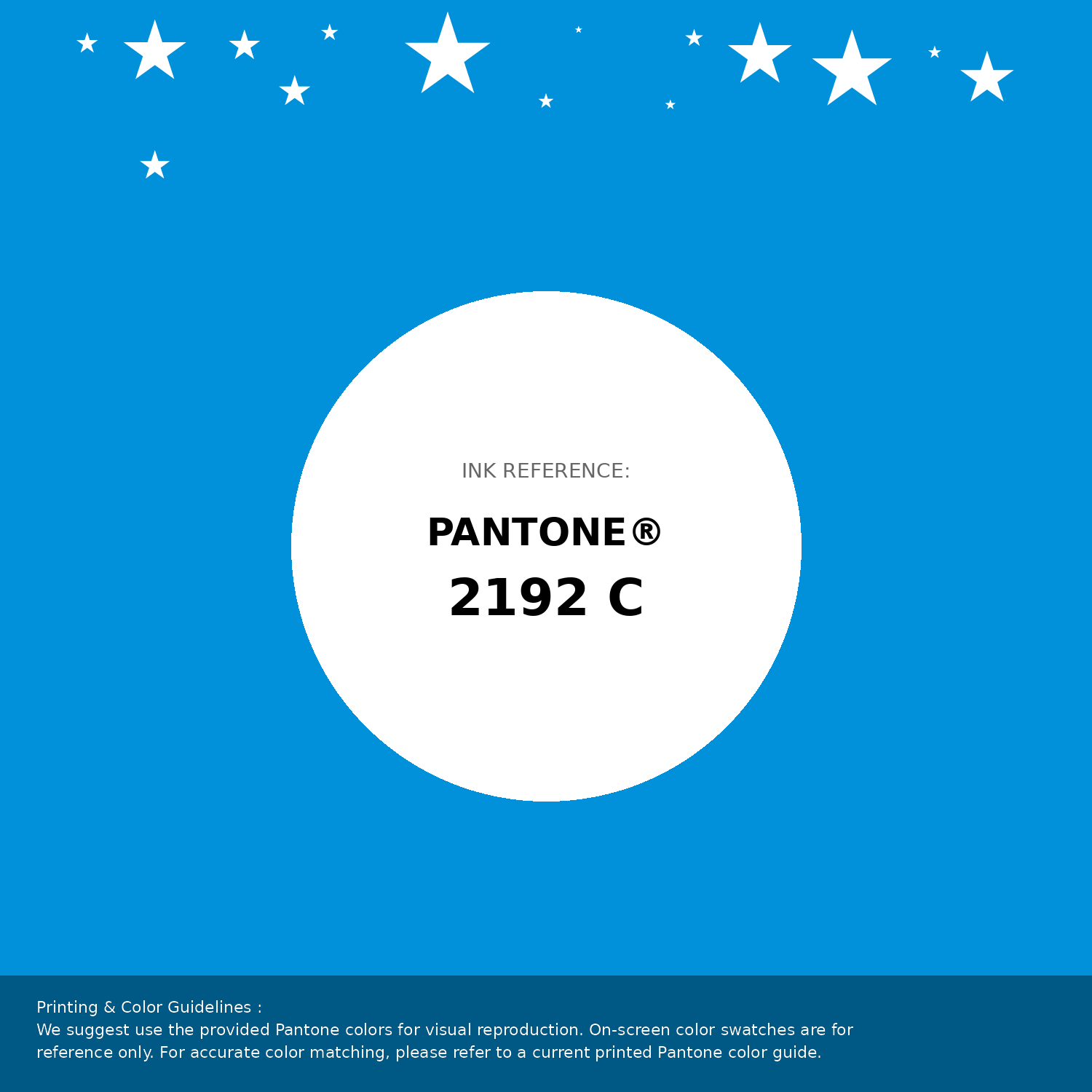 Beautiful Pantone swatch artwork featuring Pantone 2192 C Color | Hex color Code #0091da. Professional color swatch design perfect for designers and color enthusiasts. #pantone #colorswatch #designresource #0091da