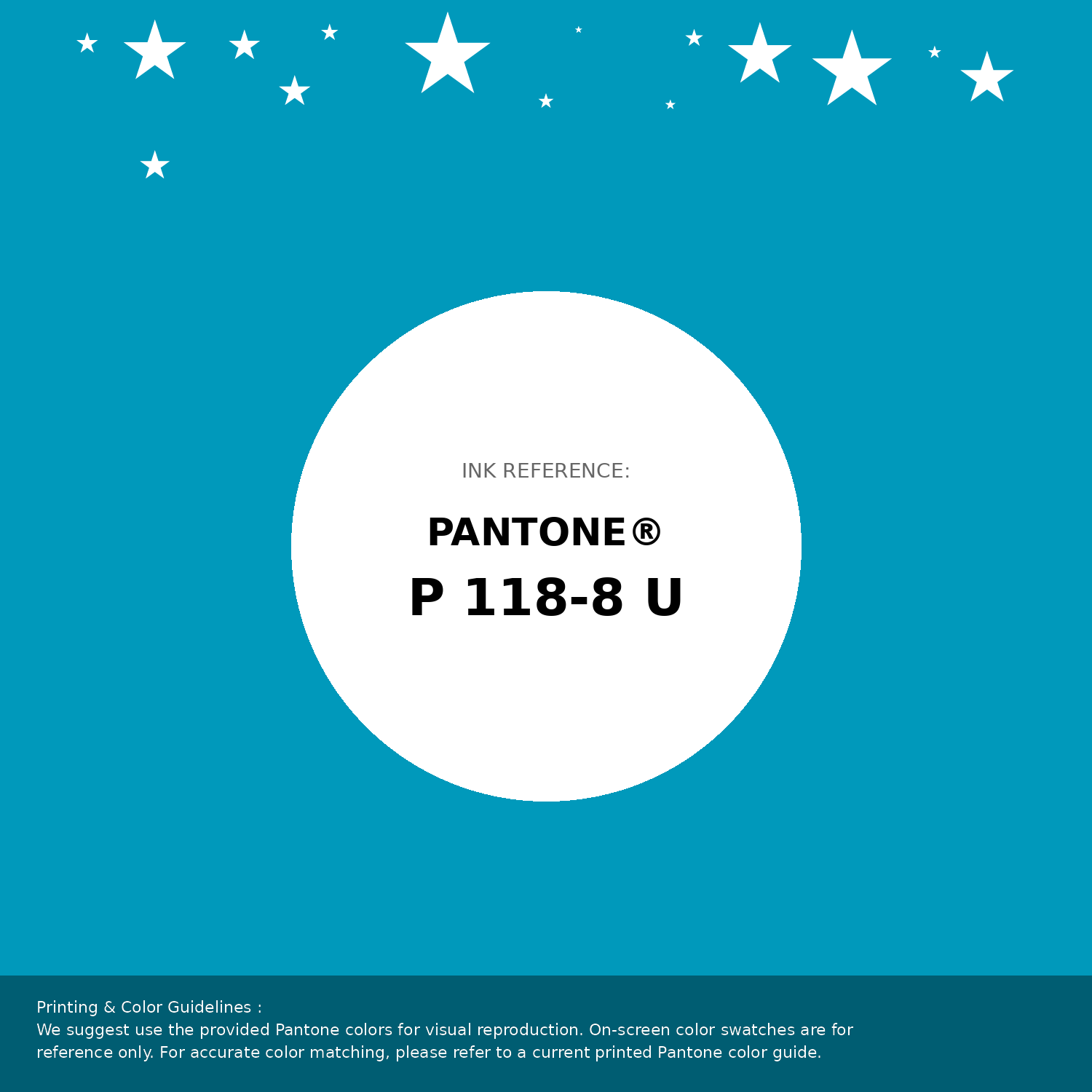 Beautiful Pantone swatch artwork featuring Pantone P 118-8 U Color | Hex color Code #0099bb. Professional color swatch design perfect for designers and color enthusiasts. #pantone #colorswatch #designresource #0099bb