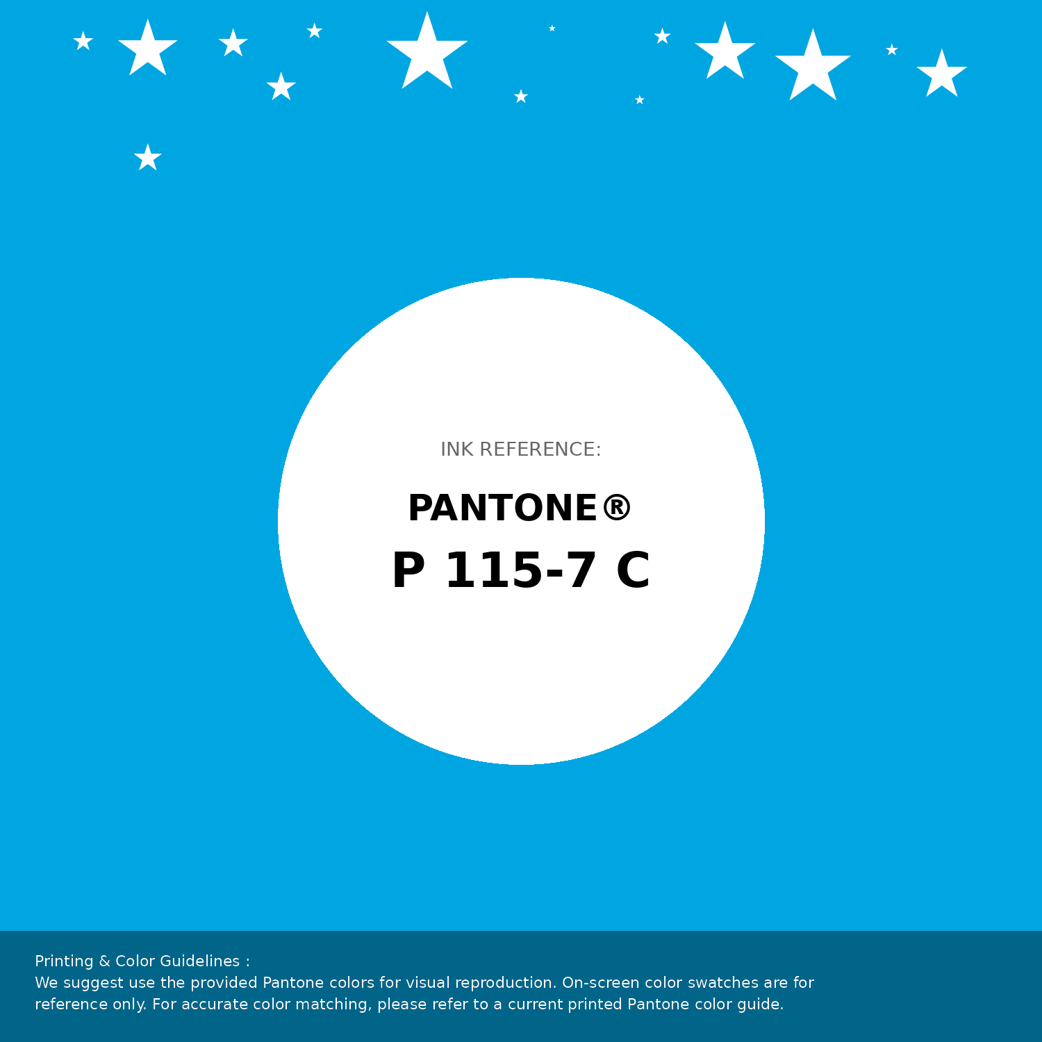 Beautiful Pantone swatch artwork featuring Pantone P 115-7 C Color | Hex color Code #00a6e2. Professional color swatch design perfect for designers and color enthusiasts. #pantone #colorswatch #designresource #00a6e2