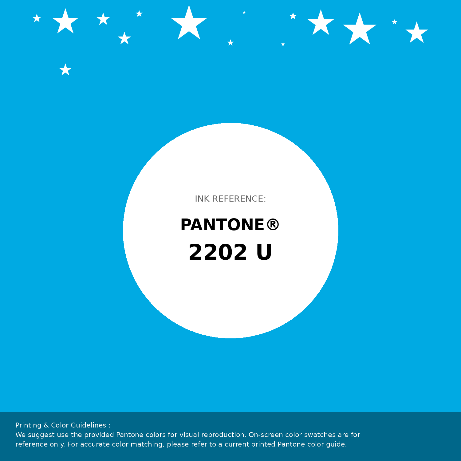 Beautiful Pantone swatch artwork featuring Pantone 2202 U Color | Hex color Code #00aae3. Professional color swatch design perfect for designers and color enthusiasts. #pantone #colorswatch #designresource #00aae3