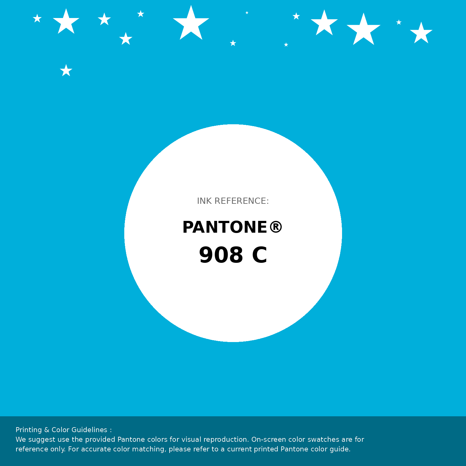 Beautiful Pantone swatch artwork featuring Pantone 908 C Color | Hex color Code #00afdb. Professional color swatch design perfect for designers and color enthusiasts. #pantone #colorswatch #designresource #00afdb