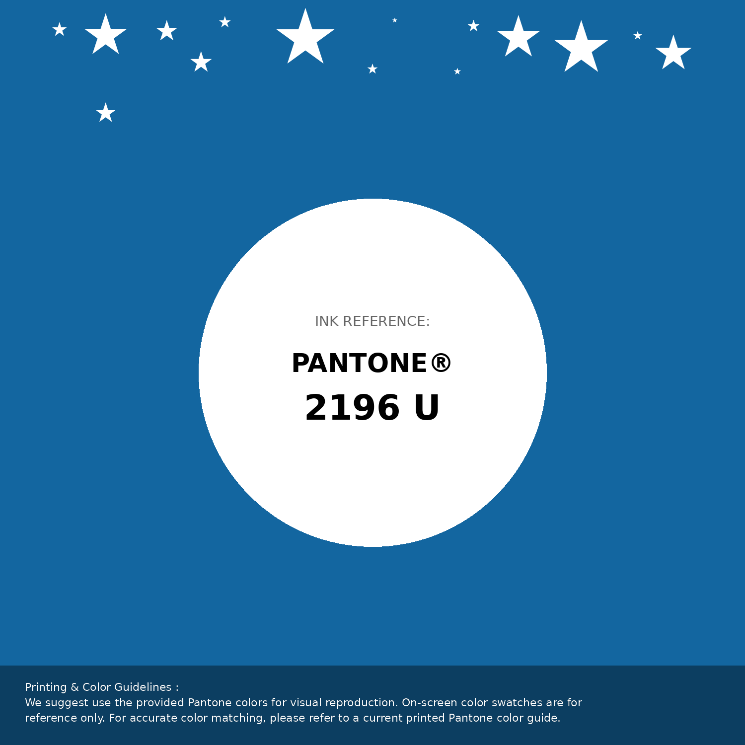 Beautiful Pantone swatch artwork featuring Pantone 2196 U Color | Hex color Code #1366a0. Professional color swatch design perfect for designers and color enthusiasts. #pantone #colorswatch #designresource #1366a0