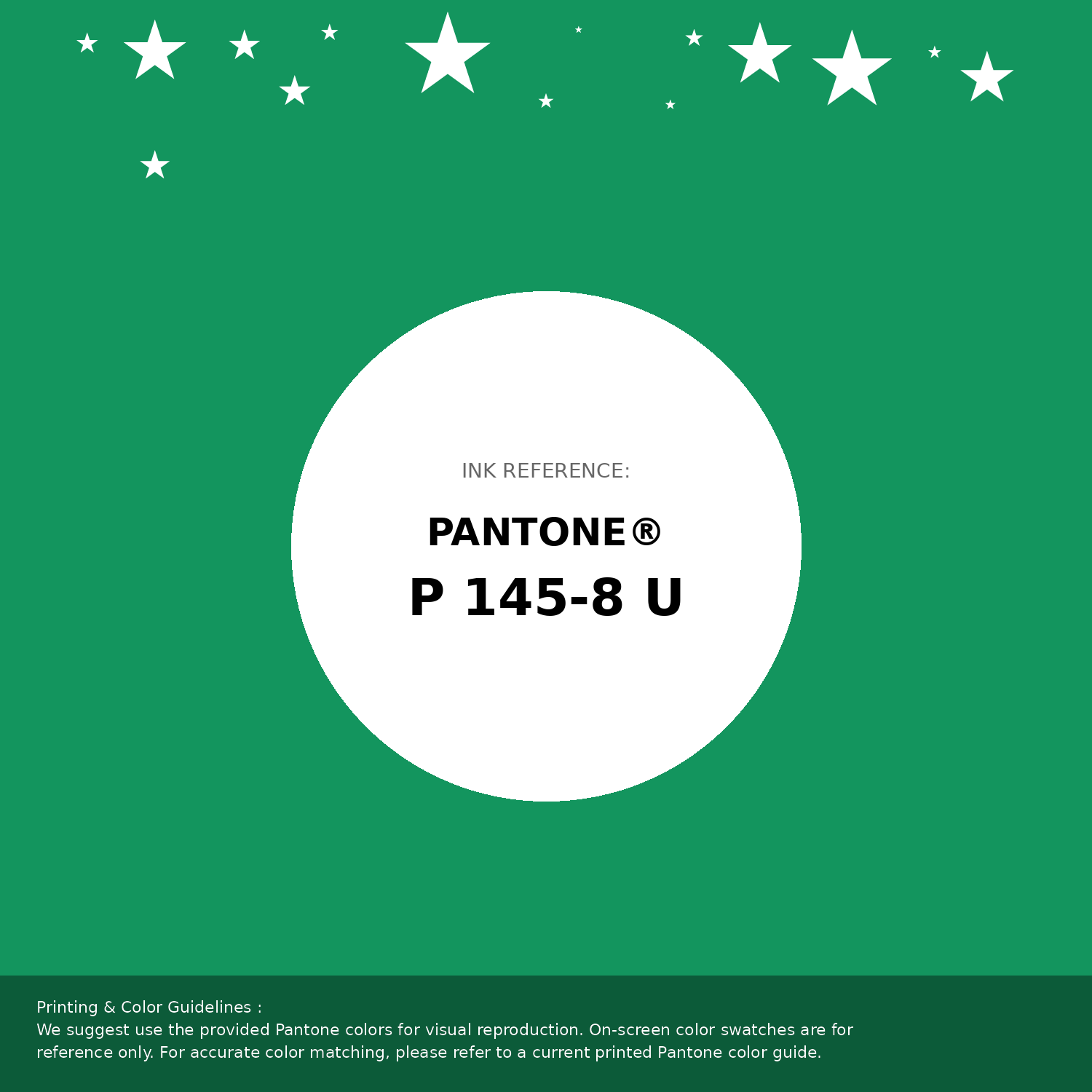 Beautiful Pantone swatch artwork featuring Pantone P 145-8 U Color | Hex color Code #13955e. Professional color swatch design perfect for designers and color enthusiasts. #pantone #colorswatch #designresource #13955e
