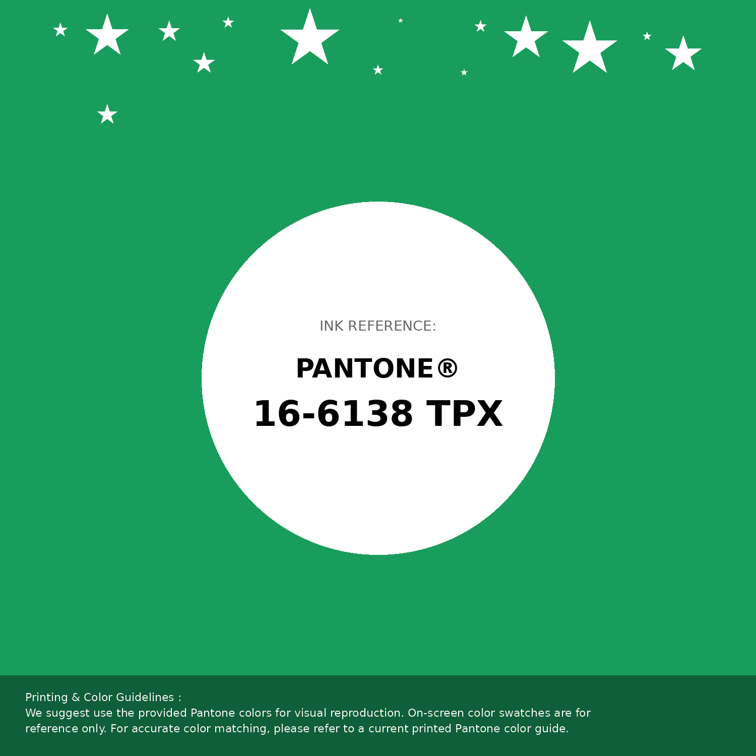 Beautiful Pantone swatch artwork featuring Pantone 16-6138 Tpx Kelly Green Color | Hex color Code #199d5c. Professional color swatch design perfect for designers and color enthusiasts. #pantone #colorswatch #designresource #199d5c