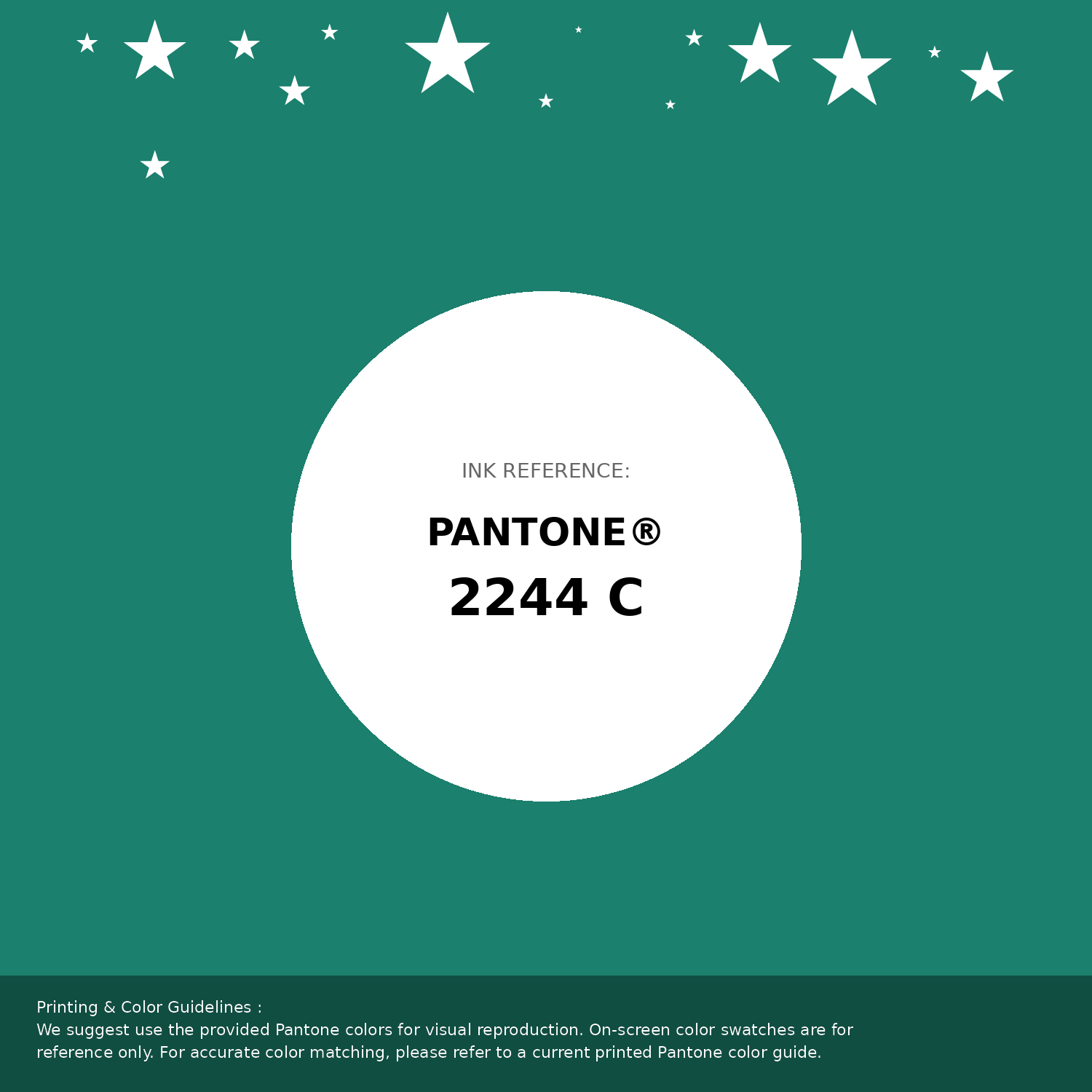 ■ PANTONEプロセスカラーシミュレーター1000 Hex Color #1b806d | Printing Match PANTONE 2244 C | Color