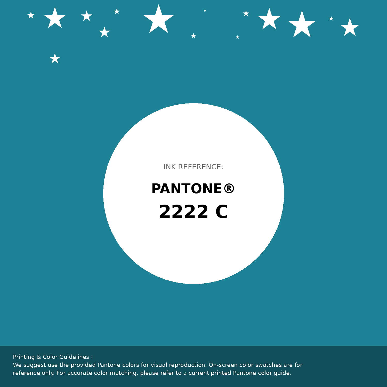 Hex Color #1d8296 | Printing Match PANTONE 2222 C | Color