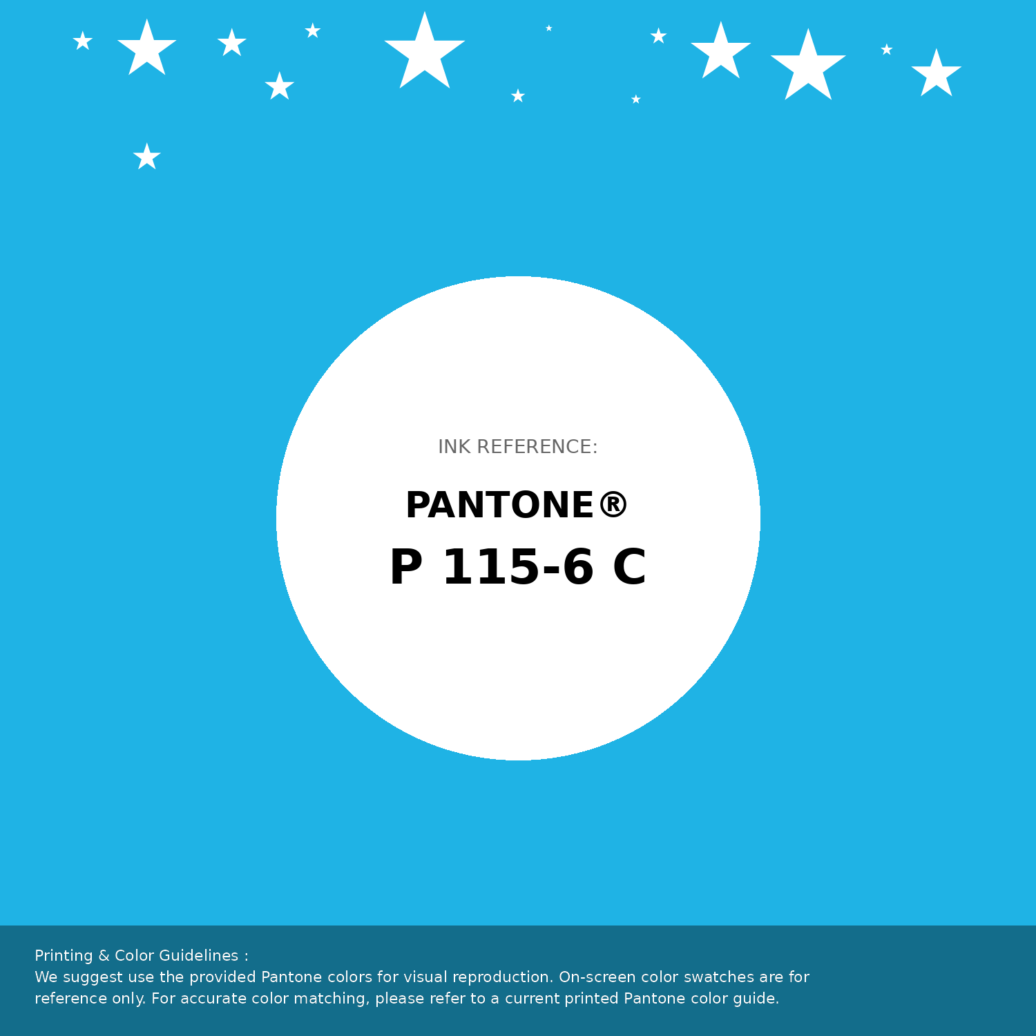 Beautiful Pantone swatch artwork featuring Pantone P 115-6 C Color | Hex color Code #1fb3e5. Professional color swatch design perfect for designers and color enthusiasts. #pantone #colorswatch #designresource #1fb3e5