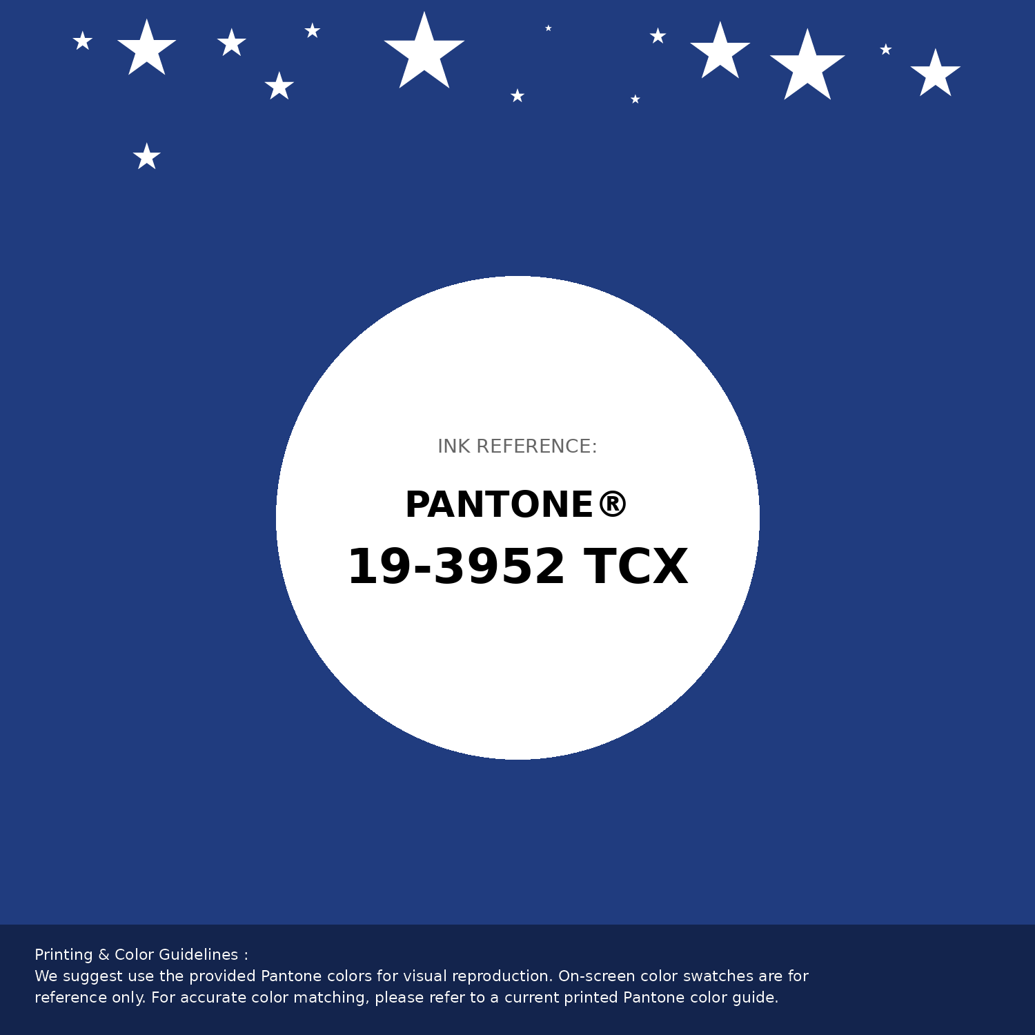 Hex Color #203c7f | Printing Match PANTONE 19-3952 TCX | Color ...