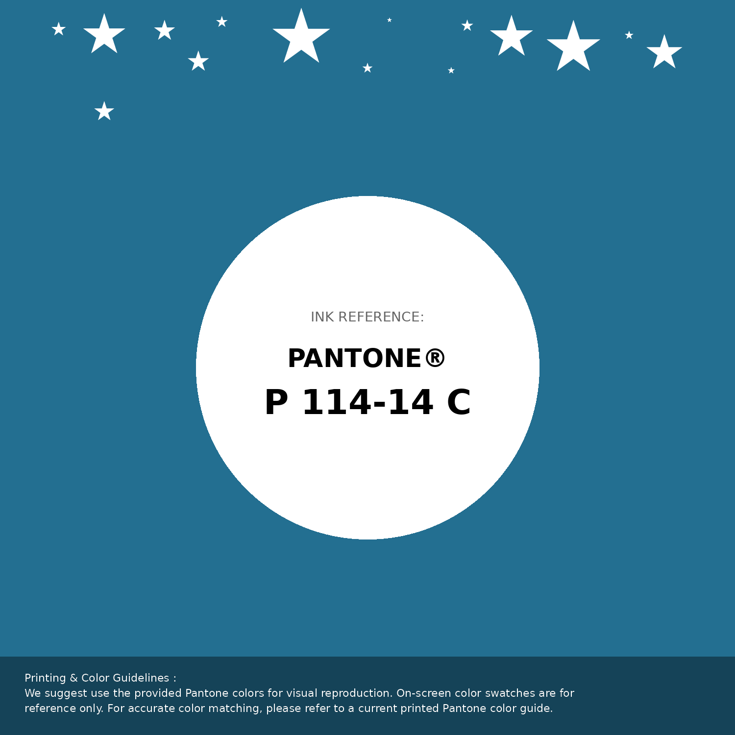Beautiful Pantone swatch artwork featuring Pantone P 114-14 C Color | Hex color Code #236f91. Professional color swatch design perfect for designers and color enthusiasts. #pantone #colorswatch #designresource #236f91