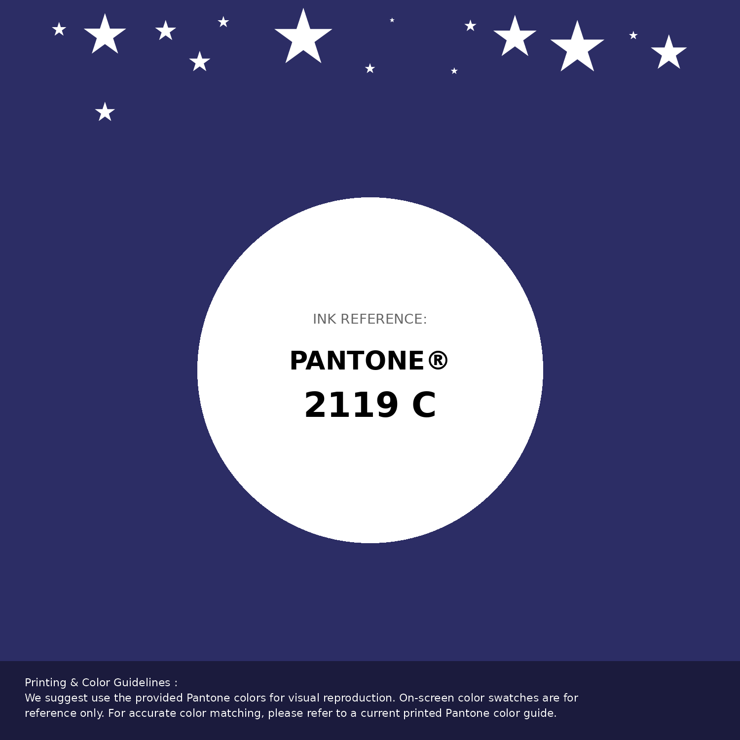 Beautiful Pantone swatch artwork featuring Pantone 2119 C Color | Hex color Code #2c2d65. Professional color swatch design perfect for designers and color enthusiasts. #pantone #colorswatch #designresource #2c2d65
