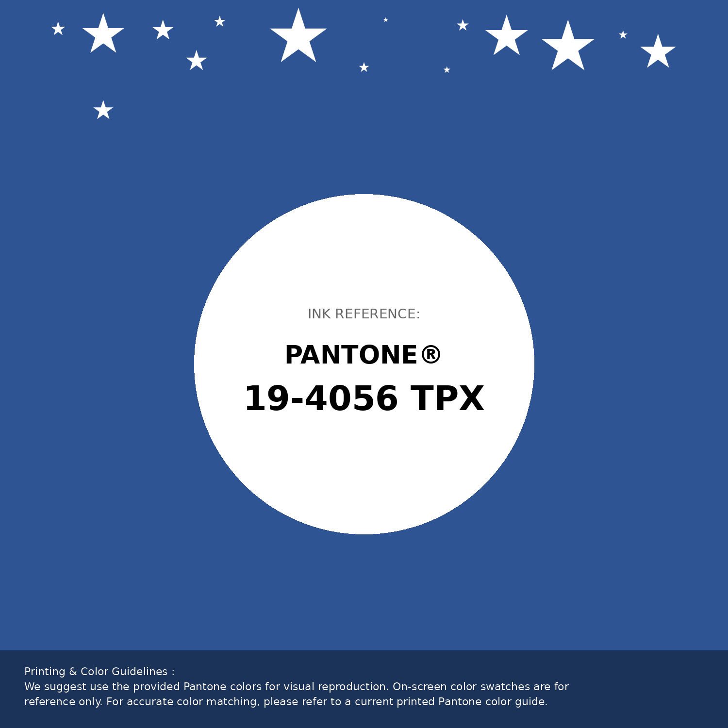 Beautiful Pantone swatch artwork featuring Pantone 19-4056 Tpx Blue Iolite Color | Hex color Code #2e5493. Professional color swatch design perfect for designers and color enthusiasts. #pantone #colorswatch #designresource #2e5493