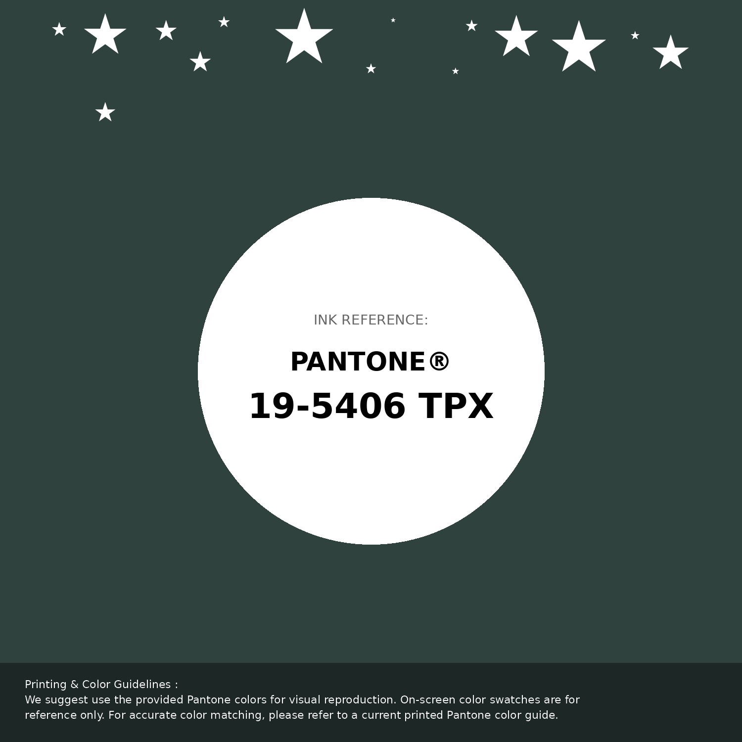 Beautiful Pantone swatch artwork featuring Pantone 19-5406 Tpx Pine Grove Color | Hex color Code #2f423e. Professional color swatch design perfect for designers and color enthusiasts. #pantone #colorswatch #designresource #2f423e