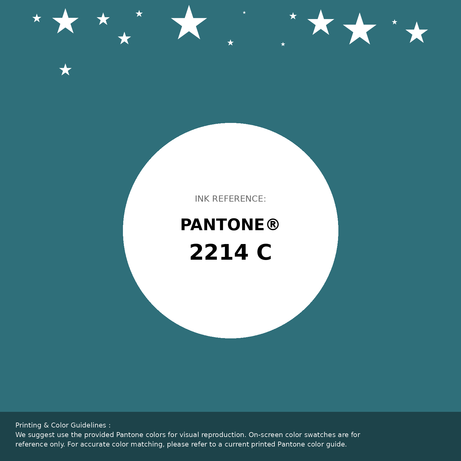 Beautiful Pantone swatch artwork featuring Pantone 2214 C Color | Hex color Code #2f6f7a. Professional color swatch design perfect for designers and color enthusiasts. #pantone #colorswatch #designresource #2f6f7a