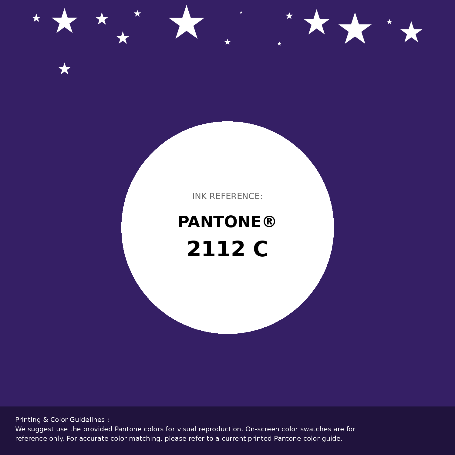 Beautiful Pantone swatch artwork featuring Pantone 2112 C Color | Hex color Code #351f65. Professional color swatch design perfect for designers and color enthusiasts. #pantone #colorswatch #designresource #351f65