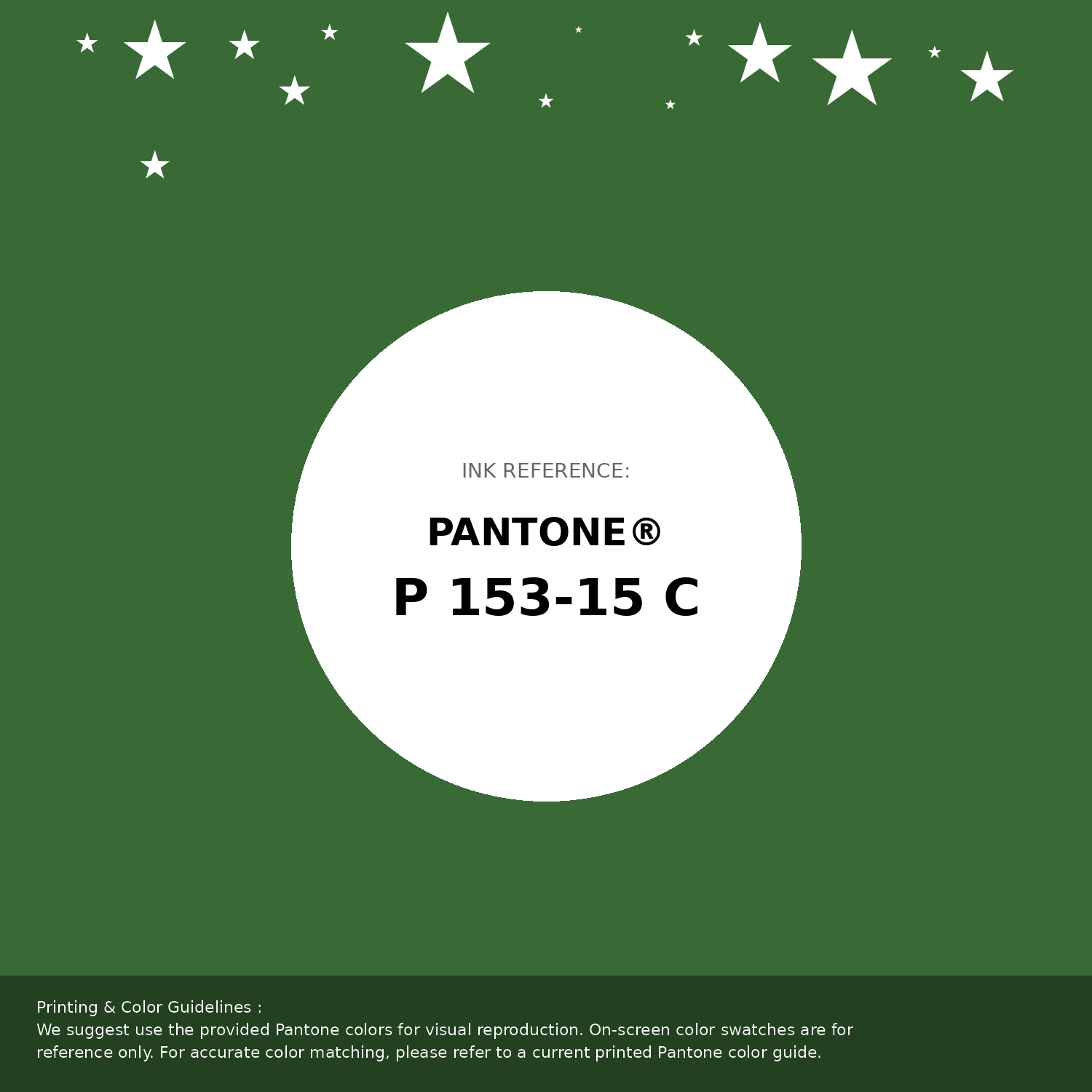 Beautiful Pantone swatch artwork featuring Pantone P 153-15 C Color | Hex color Code #396a36. Professional color swatch design perfect for designers and color enthusiasts. #pantone #colorswatch #designresource #396a36