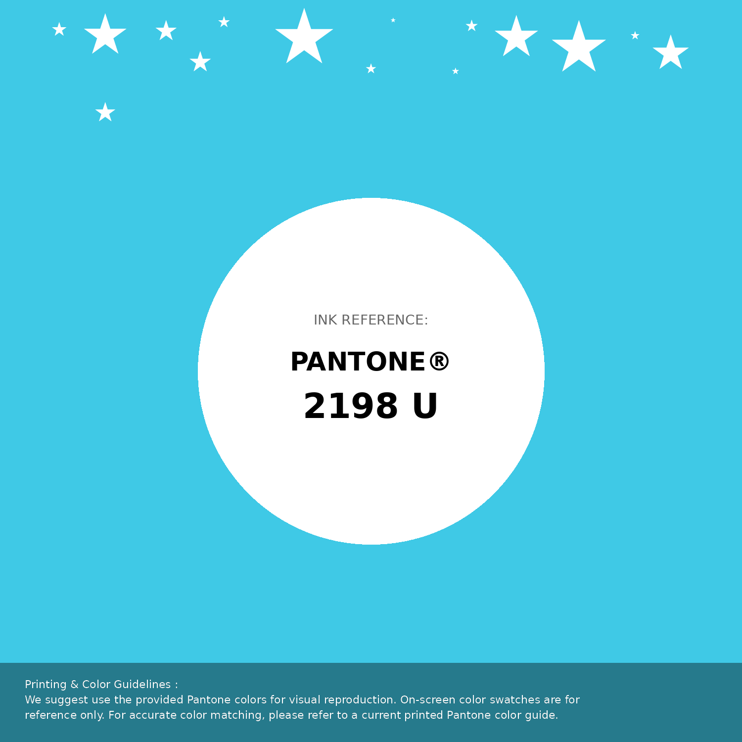 Beautiful Pantone swatch artwork featuring Pantone 2198 U Color | Hex color Code #3fc9e6. Professional color swatch design perfect for designers and color enthusiasts. #pantone #colorswatch #designresource #3fc9e6