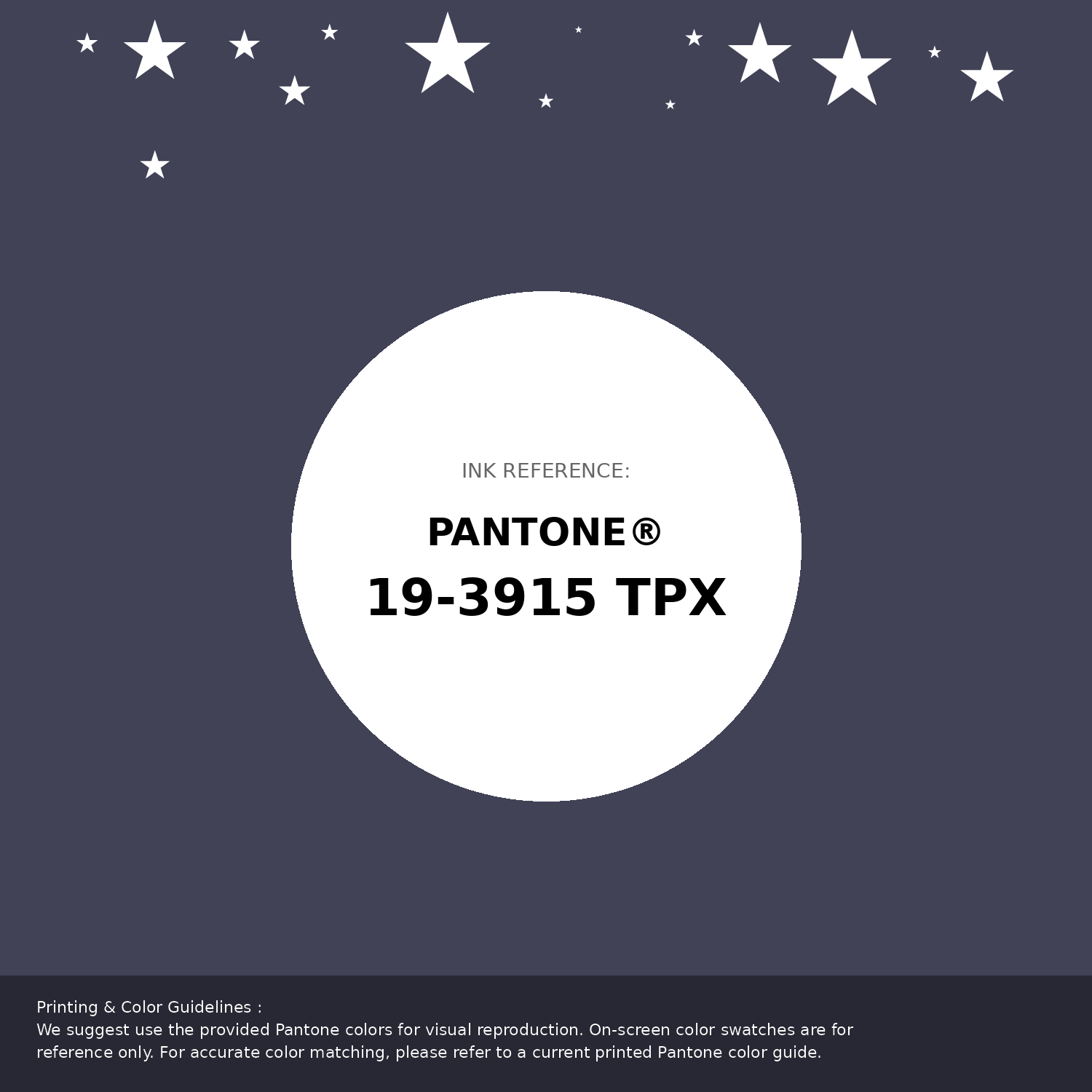 Hex Color #414256 | Printing Match PANTONE 19-3915 TPX | Color ...