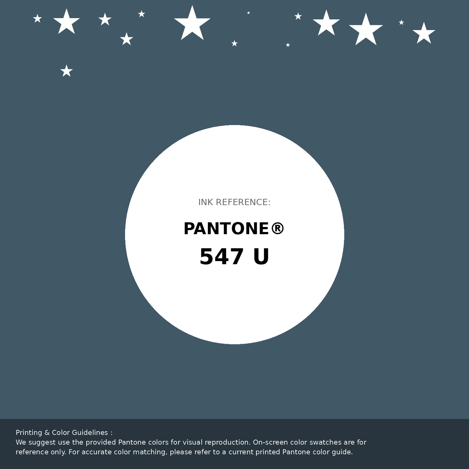 Hex Color #415866 | Printing Match PANTONE 547 U | Color