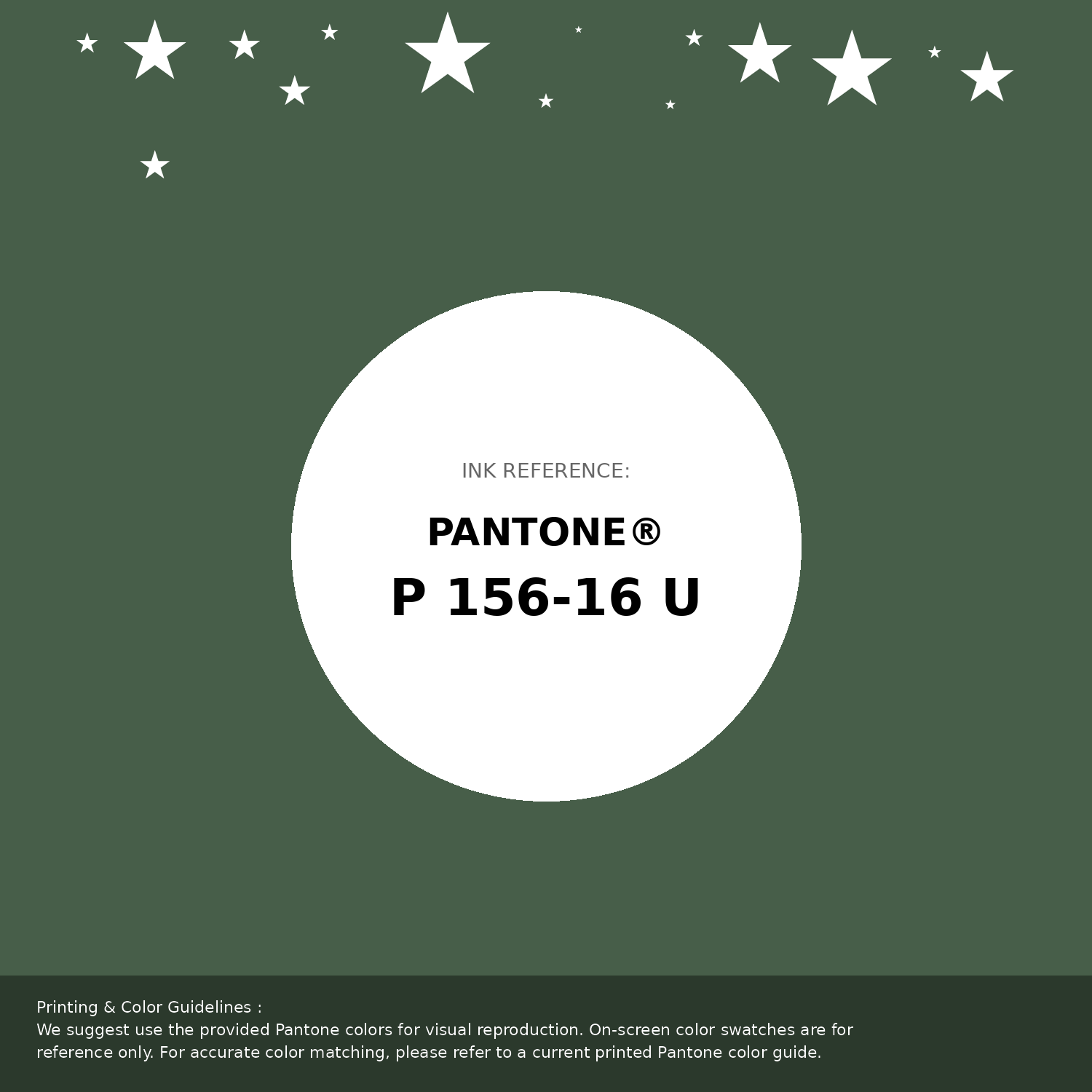 Beautiful Pantone swatch artwork featuring Pantone P 156-16 U Color | Hex color Code #475e49. Professional color swatch design perfect for designers and color enthusiasts. #pantone #colorswatch #designresource #475e49