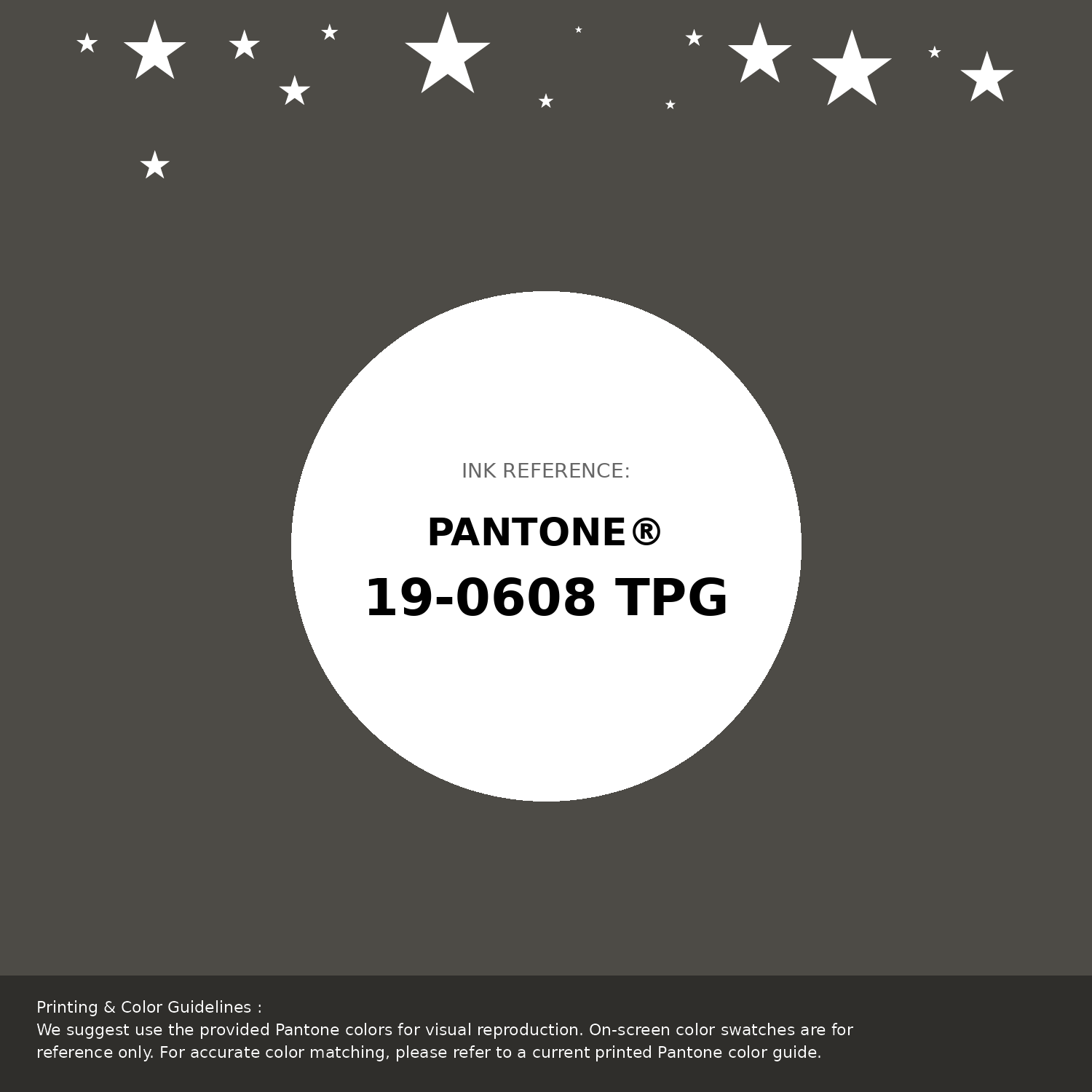 Beautiful Pantone swatch artwork featuring Pantone 19-0608 Tpg Black Olive Color | Hex color Code #4d4b46. Professional color swatch design perfect for designers and color enthusiasts. #pantone #colorswatch #designresource #4d4b46