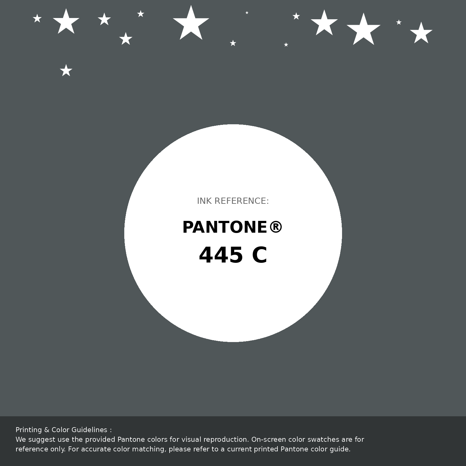 Beautiful Pantone swatch artwork featuring Pantone 445 C Color | Hex color Code #505759. Professional color swatch design perfect for designers and color enthusiasts. #pantone #colorswatch #designresource #505759