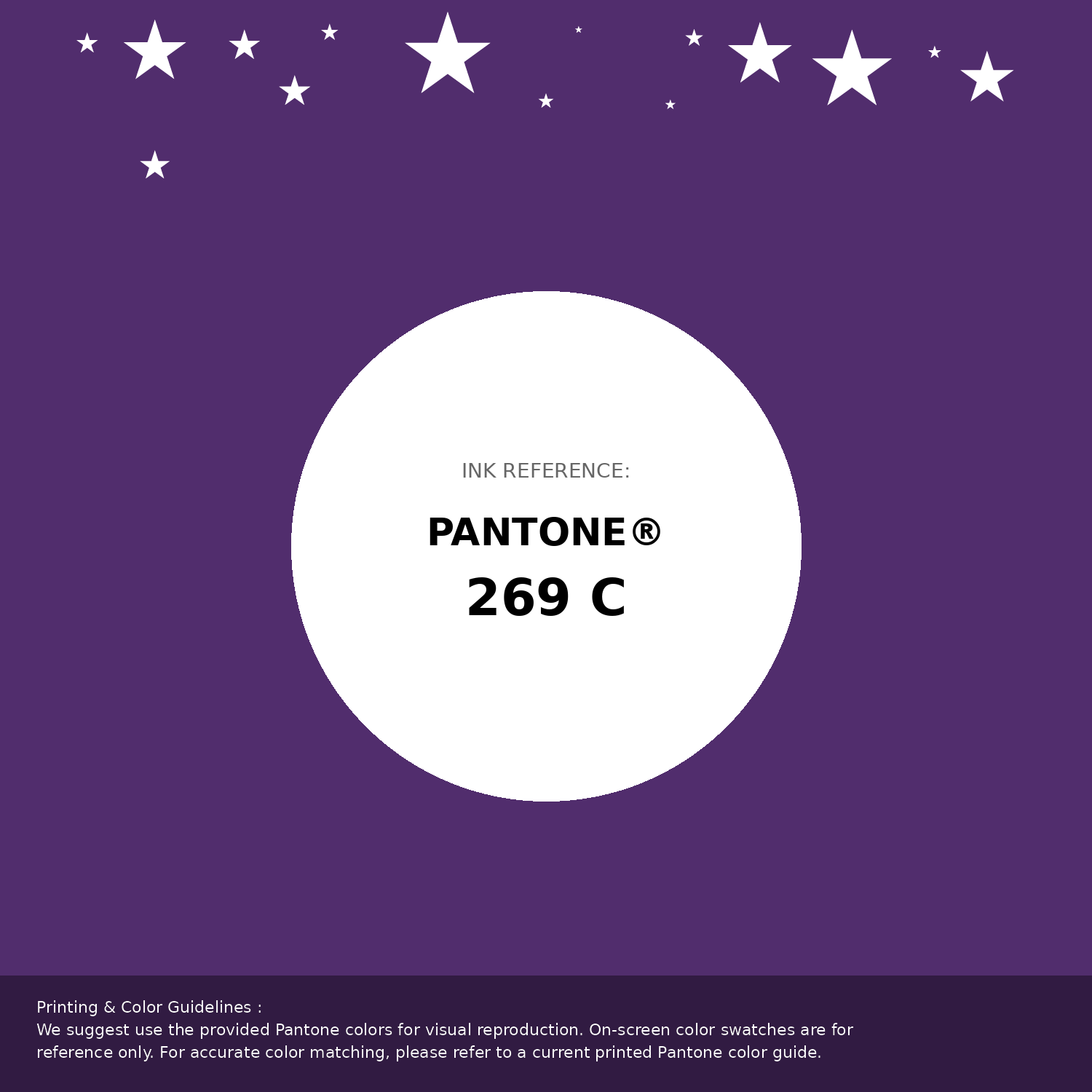 Hex Color #512d6d | Printing Match PANTONE 269 C | Color