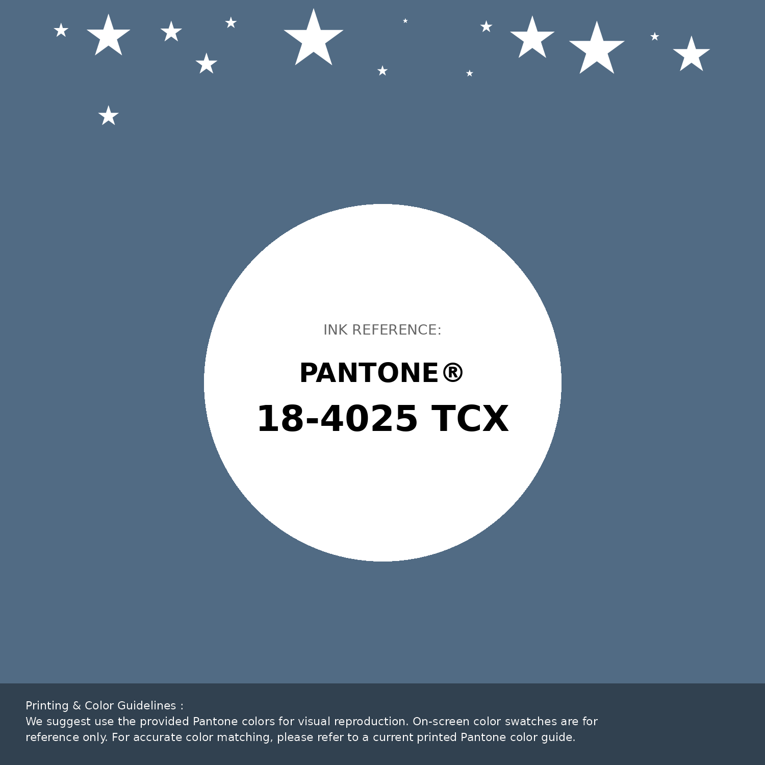 Hex Color #516B84 — Pantone 18-4025 TCX Match, RGB, CMYK